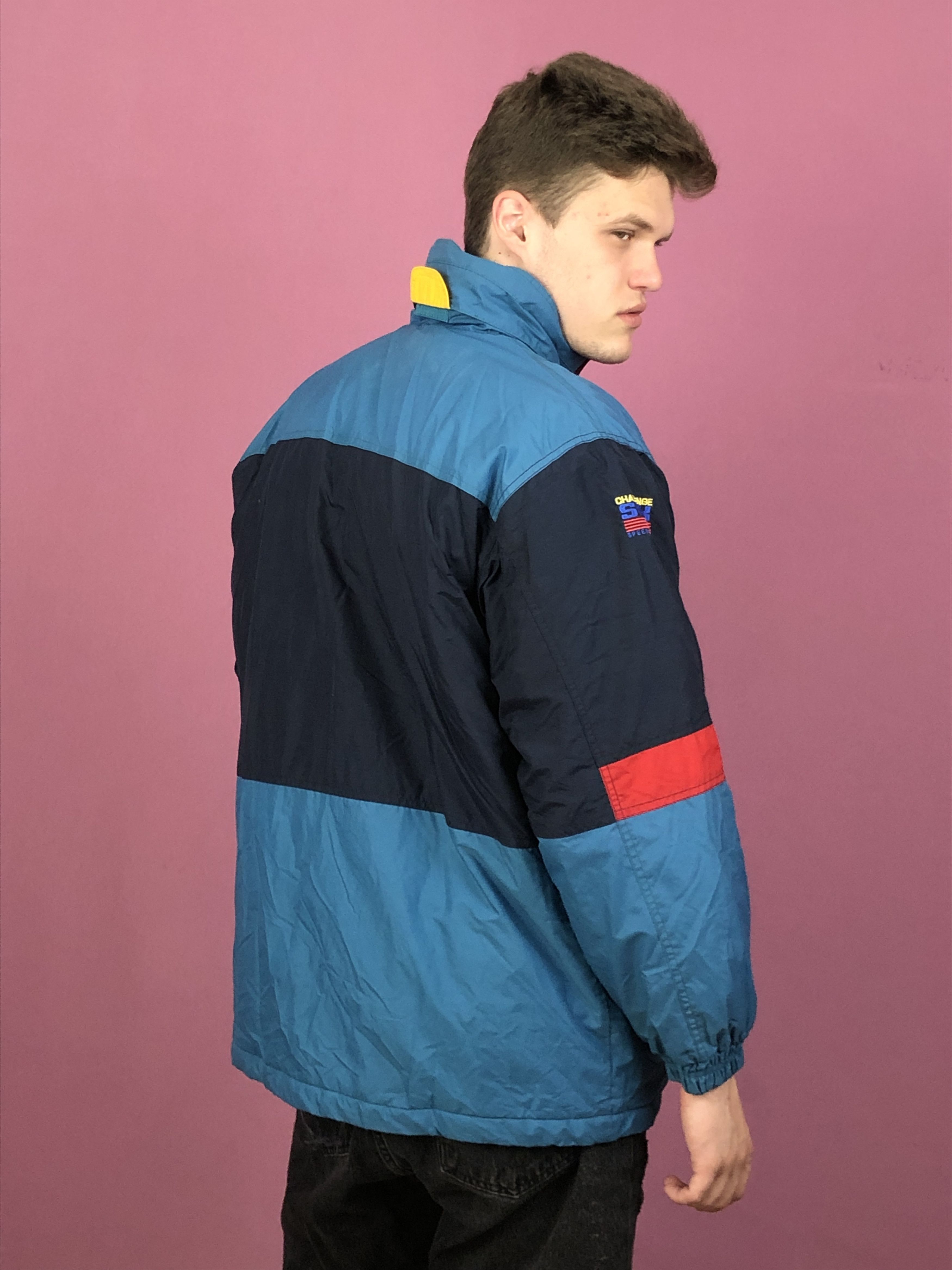 Vintage 90s Etirel Vintage Men's Ski Jacket - Size 176 / M Size US M / EU 48-50 / 2 - 2 Thumbnail
