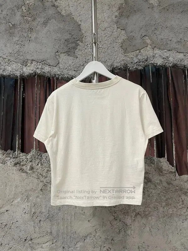 Miu Miu Miu Miu Summer Cream Cotton T-shirt . Size M / US 6-8 / IT 42-44 - 2 Thumbnail