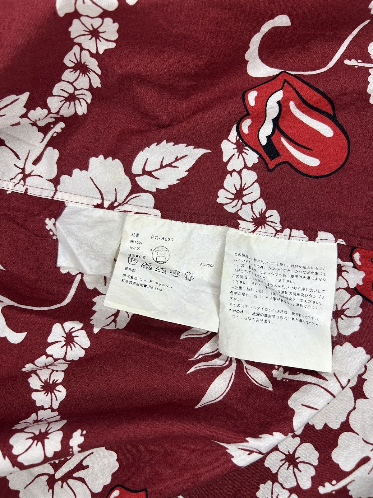 Comme des Garcons Homme Plus S/S 06 Rolling Stones Shirt Size US S / EU 44-46 / 1 - 14 Thumbnail
