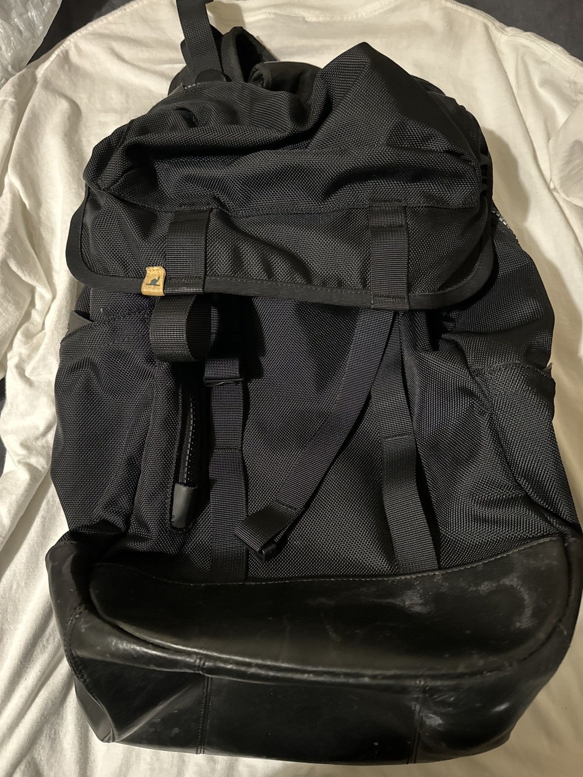 image of Visvim 25L (Black W/ Black Leather Trimming), Men's