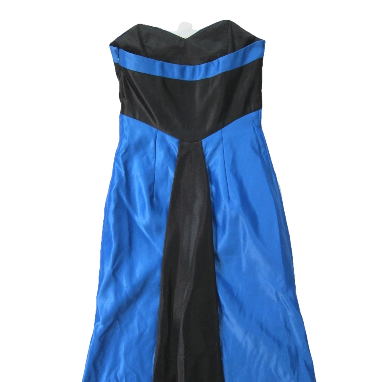 Vintage VINTAGE Jessica McClintock Gunne Sax Blue Black Bow Sleeveless Long Dress 5/S Size S / US 4 / IT 40 - 6 Thumbnail