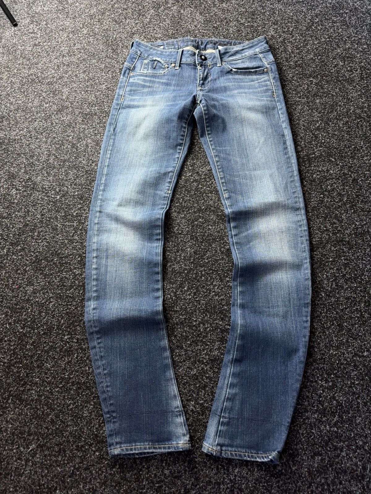 G-Star Vintage Avant 00s Garde Skinny Y2K G-Star Raw denim pants Size 29" - 1 Thumbnail
