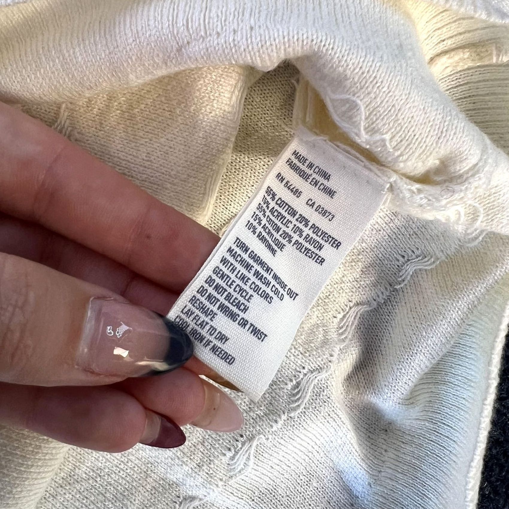 American Eagle Outfitters VINTAGE? American Eagle Outfitters Sweater Womens XL Cream Pointelle Crewneck Size XL / US 12-14 / IT 48-50 - 3 Thumbnail