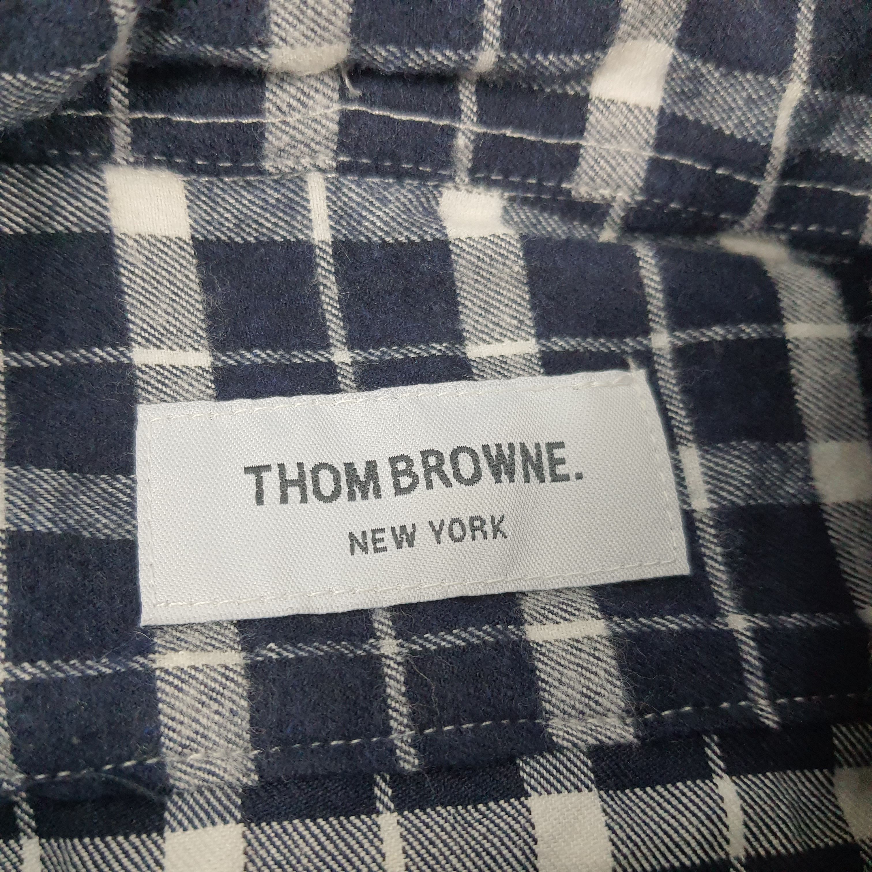 Japanese Brand Vintage Thom Browne New York Button Up Long Sleeve Shirt Size US S / EU 44-46 / 1 - 6 Thumbnail