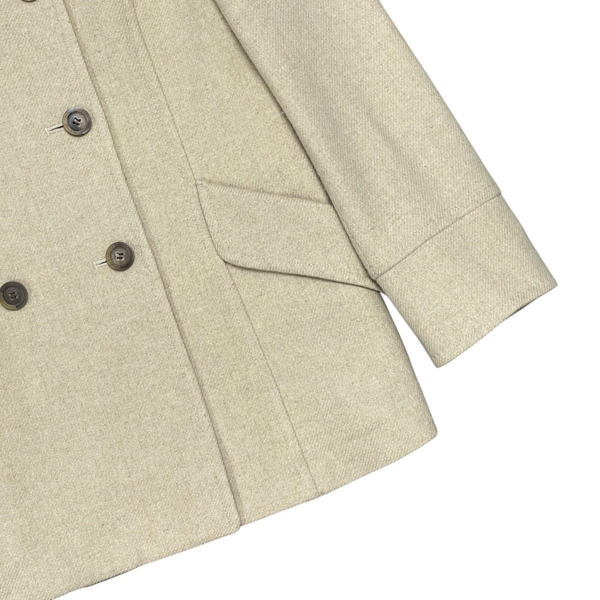 Louis Feraud Vintage Louis Feraud Paris Wool & Cashmere Peacoat Jacket Size S / US 4 / IT 40 - 3 Thumbnail