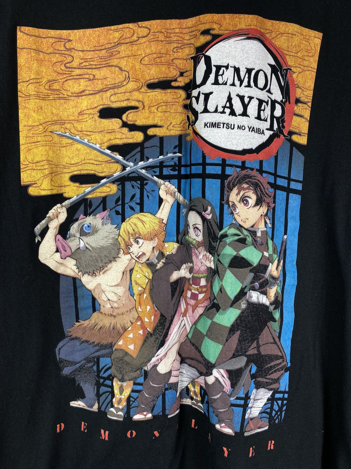 Anime Demon Slayer Kimetsu No Yaiba Poster men’s t shirt anime Size US XL / EU 56 / 4 - 8 Thumbnail