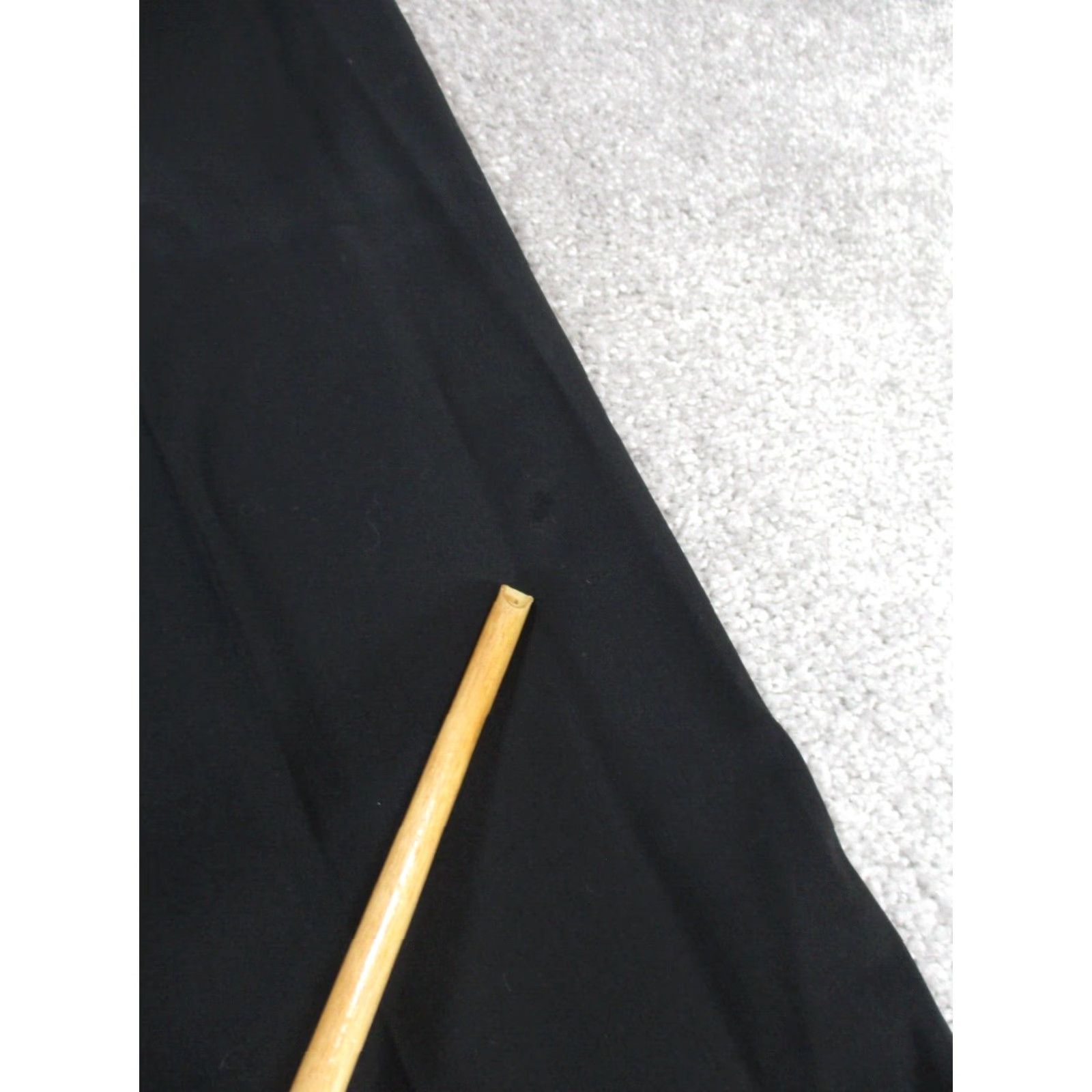 Vintage Lafayette 148 Dress Pants Womens 14 Black Virgin Wool Slacks Size 36" / US 14 / IT 50 - 2 Thumbnail
