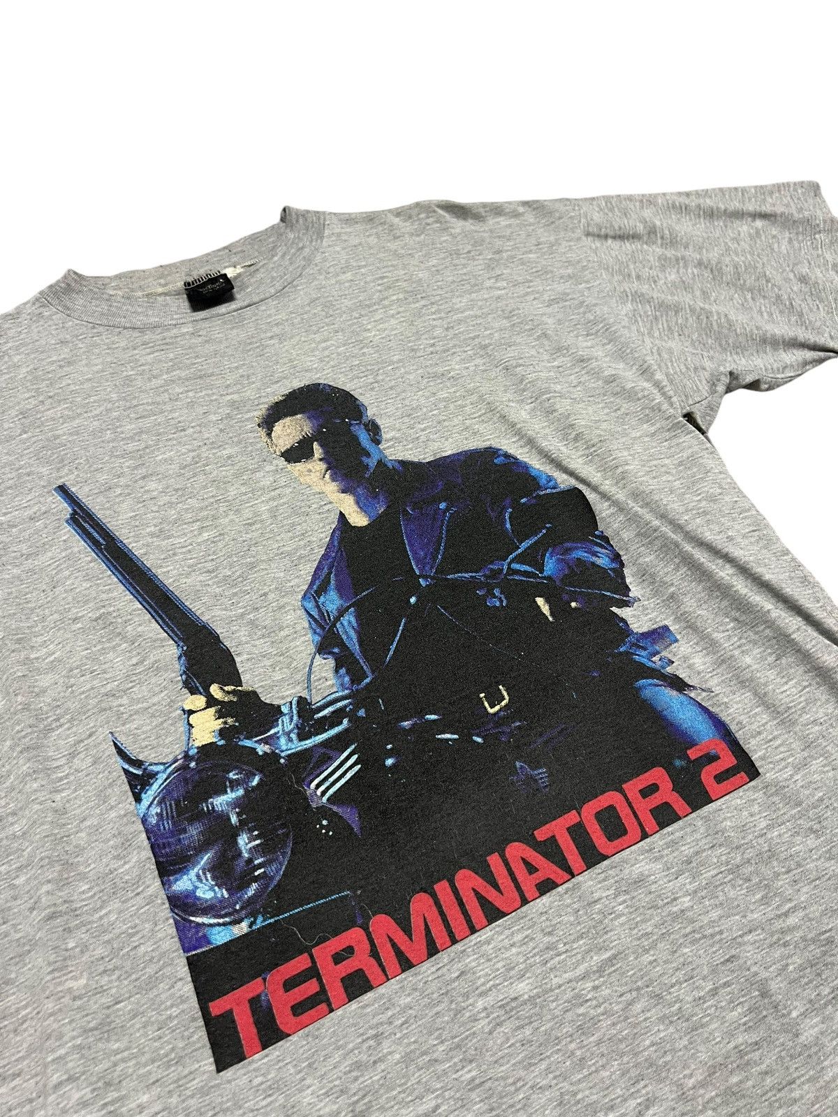 Vintage Vintage Terminator 2 90s Movie Graphic Promo T-shirt Size US L / EU 52-54 / 3 - 2 Thumbnail