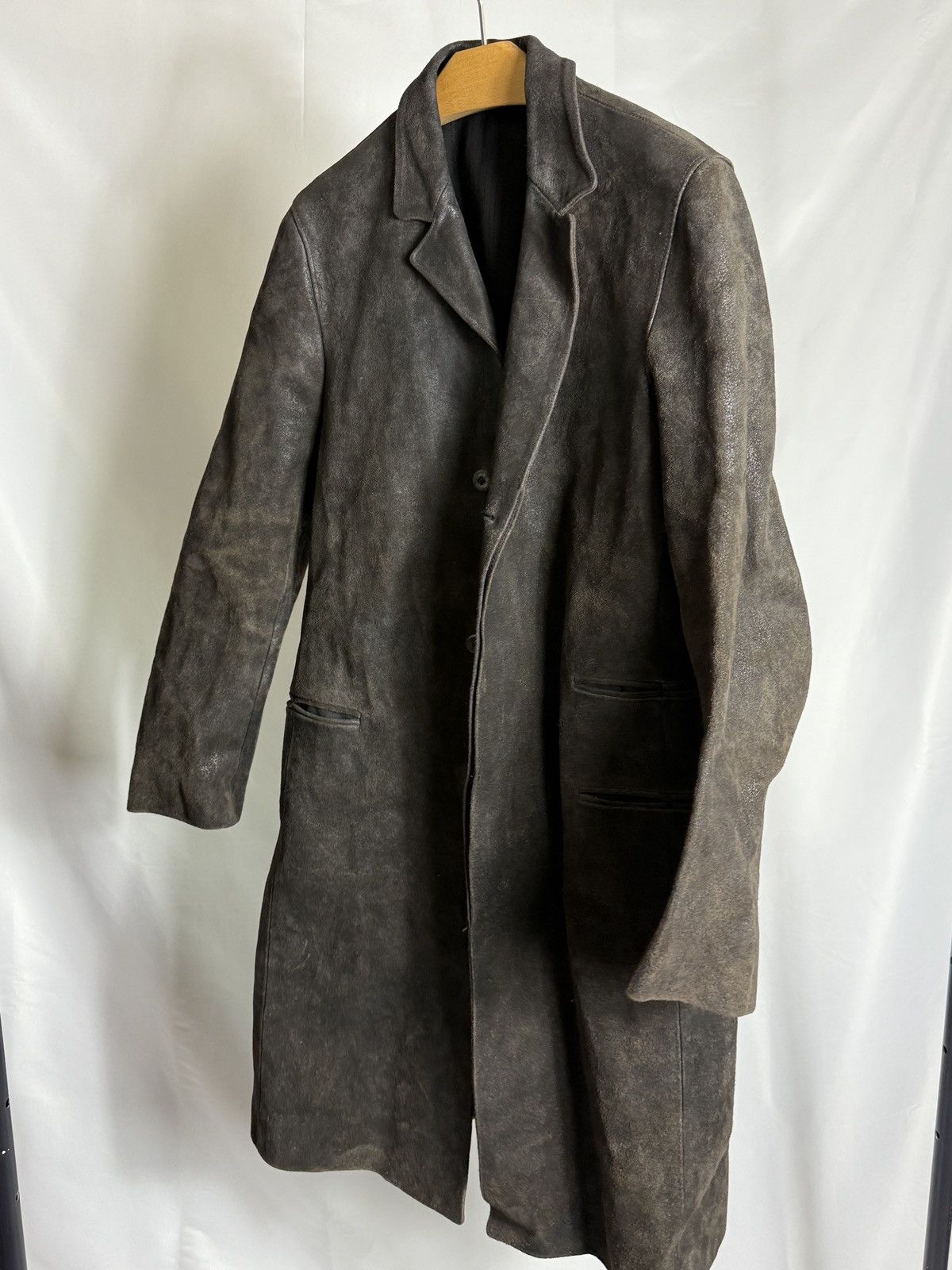 Carpe Diem dark brown leather coat Size US L / EU 52-54 / 3 - 5 Thumbnail