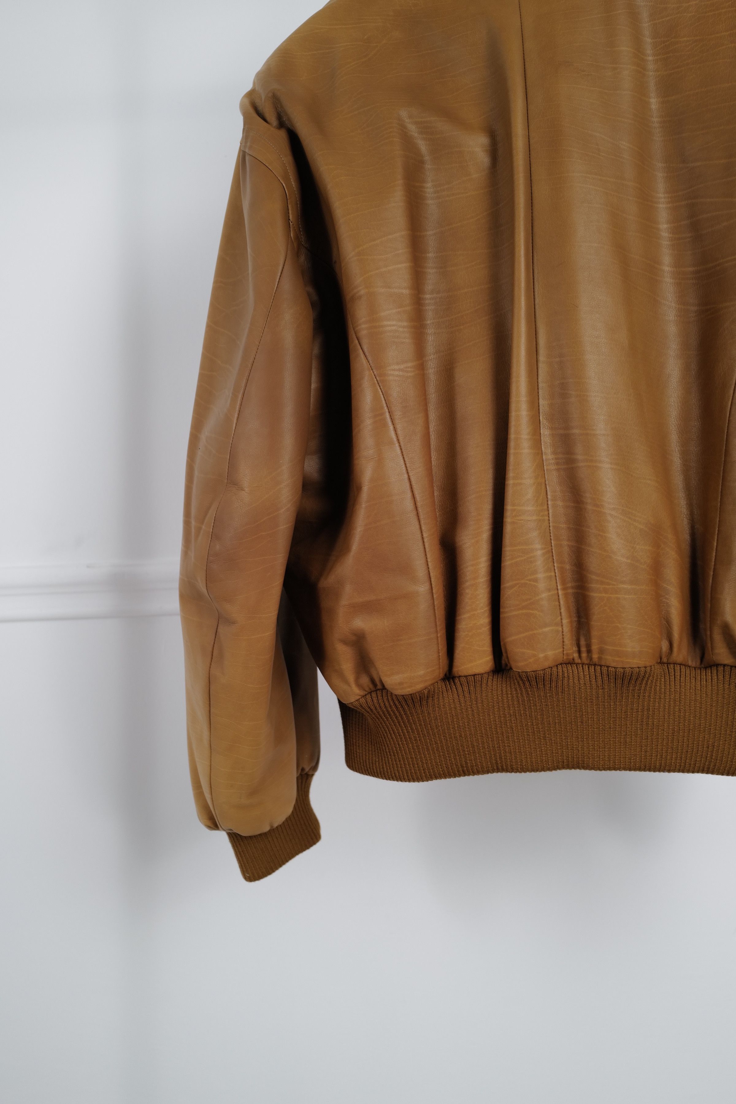 Kiton KITON LEATHER JACKET Size US XL / EU 56 / 4 - 10 Thumbnail