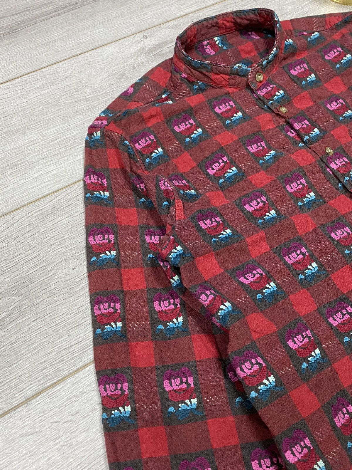 Supreme Supreme flannel🌹rose thick shirt vintage plaid buttons usa Size US M / EU 48-50 / 2 - 9 Thumbnail