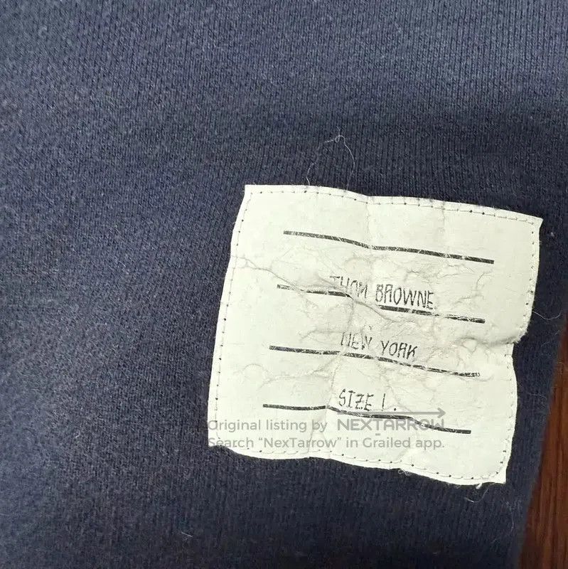 Thom Browne Thom Browne Casual Navy Cotton Trousers . Size US 26 / EU 42 - 6 Thumbnail