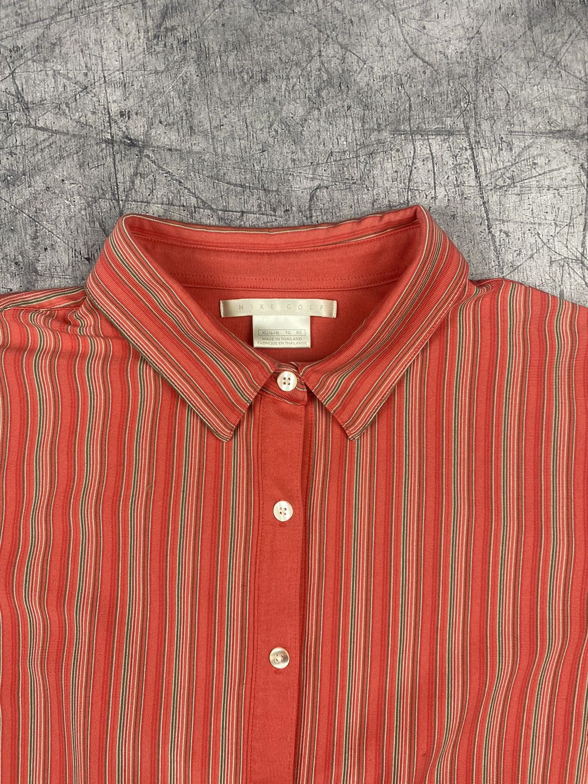 Nike Vintage Nike Golf Striped Polo T Shirt Size XL / US 12-14 / IT 48-50 - 3 Thumbnail