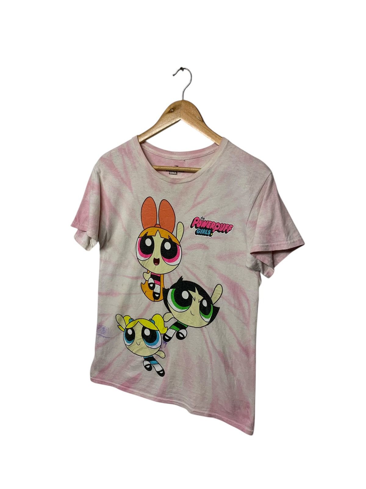 Cartoon Network Rare Cartoon Network Power Puff Girls Tye Dye T Shirt Size US S / EU 44-46 / 1 - 2 Thumbnail