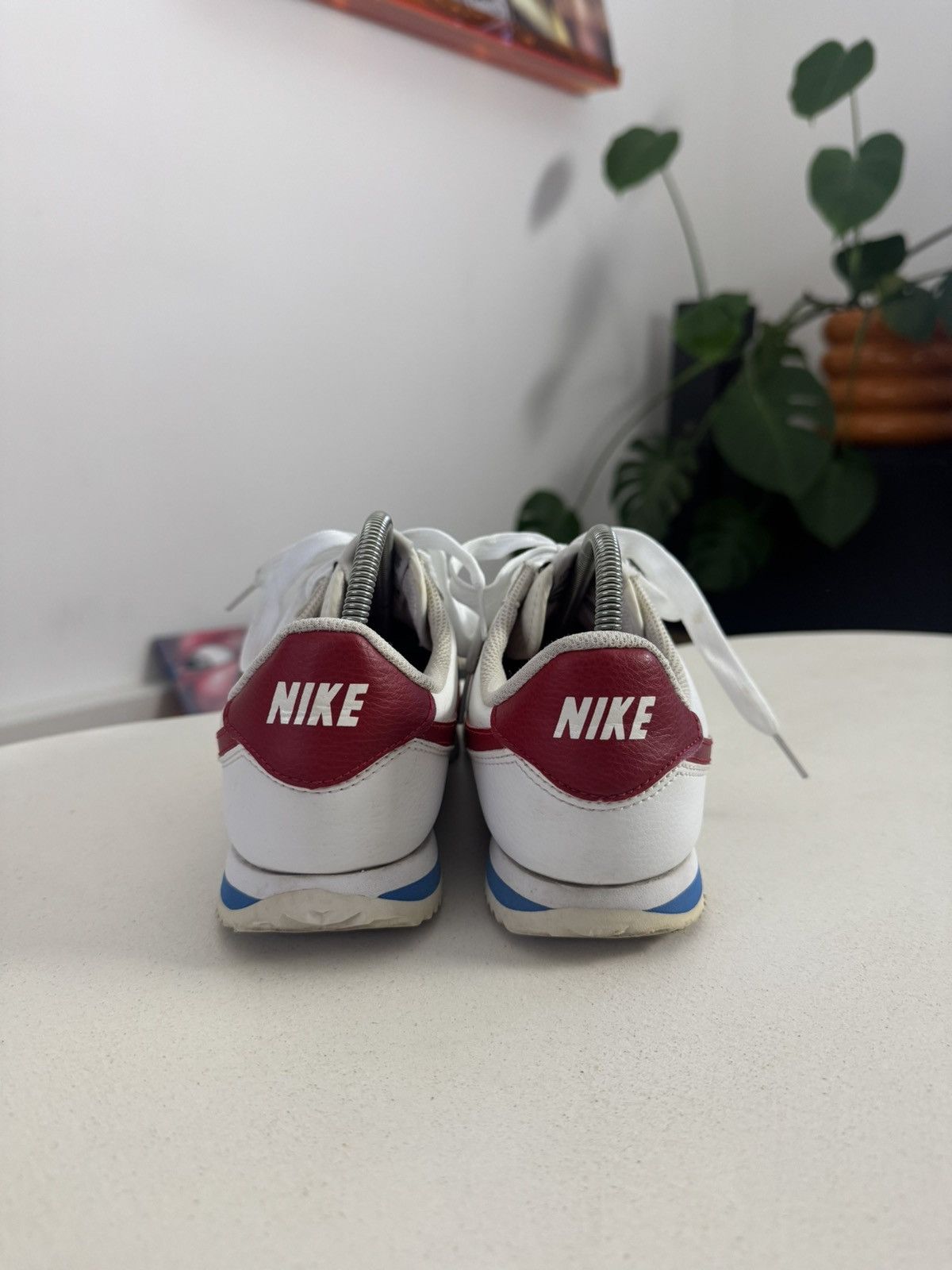 Nike Nike Cortez Basic “Forrest Gump” Leather Low Sneakers Hype Size US 6.5 / IT 36.5 - 3 Thumbnail