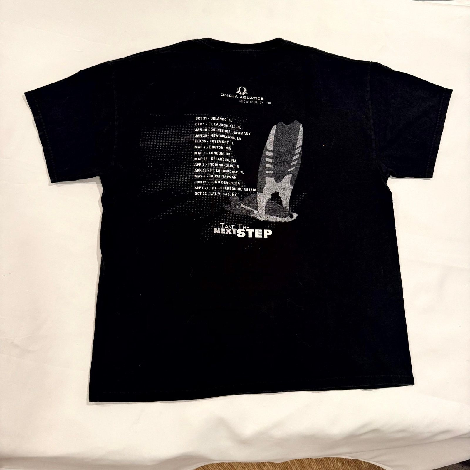 Add × Vintage Omega Aquatics 2007 Tour Shirt Size US XL / EU 56 / 4 - 3 Thumbnail