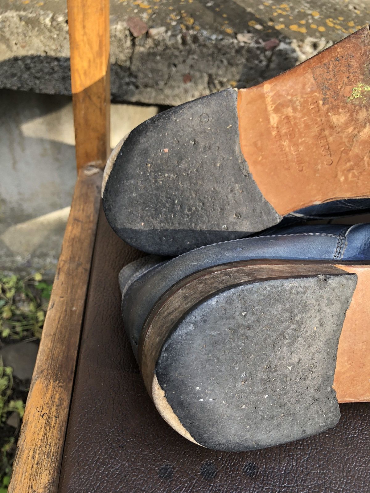 If Six Was Nine × Vintage Italian Vintage Junya Watanabe style Leather Biker shoes Size US 11 / EU 44 - 10 Thumbnail