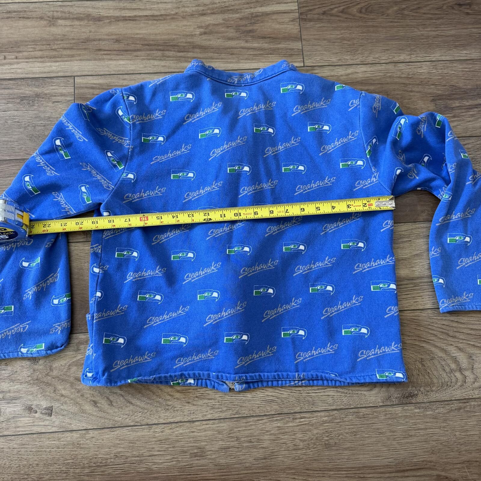 Other Vintage 90s Seattle Seahawks AOP Zip Up Custom Talon Jacket Size US XS / EU 42 / 0 - 7 Thumbnail