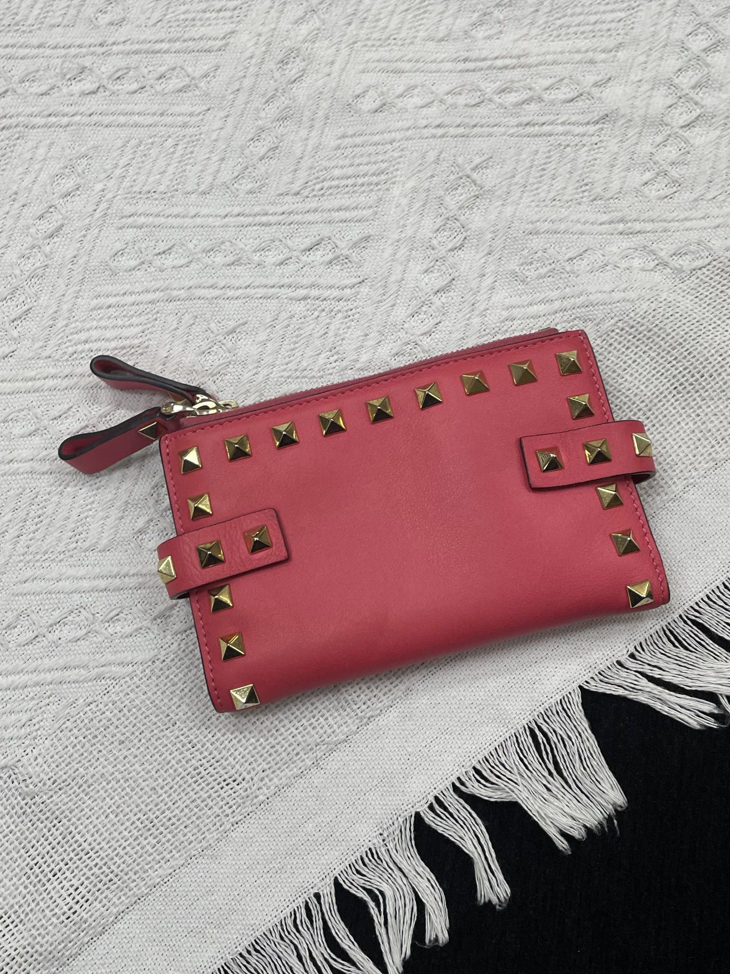 Valentino Valentino Pink Studded Wallet Size ONE SIZE - 2 Thumbnail