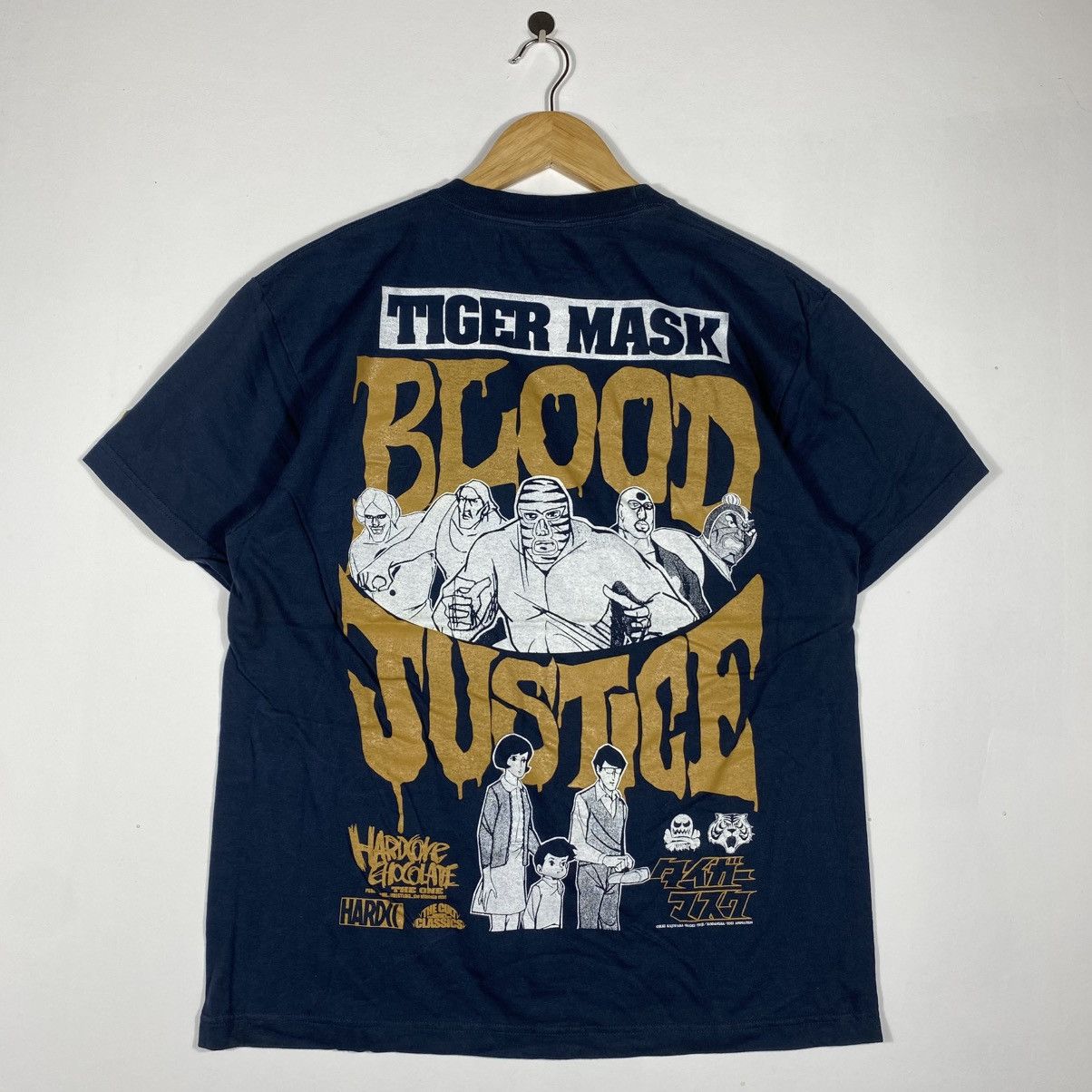 Japanese Brand Hardcore Chocolate TIGER MASK Naoto Date Japan Tee Shirt Size US L / EU 52-54 / 3 - 5 Thumbnail