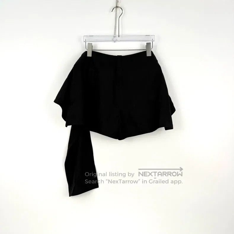 Louis Vuitton Louis Vuitton Black linen irregular skirt Size 37" - 4 Thumbnail