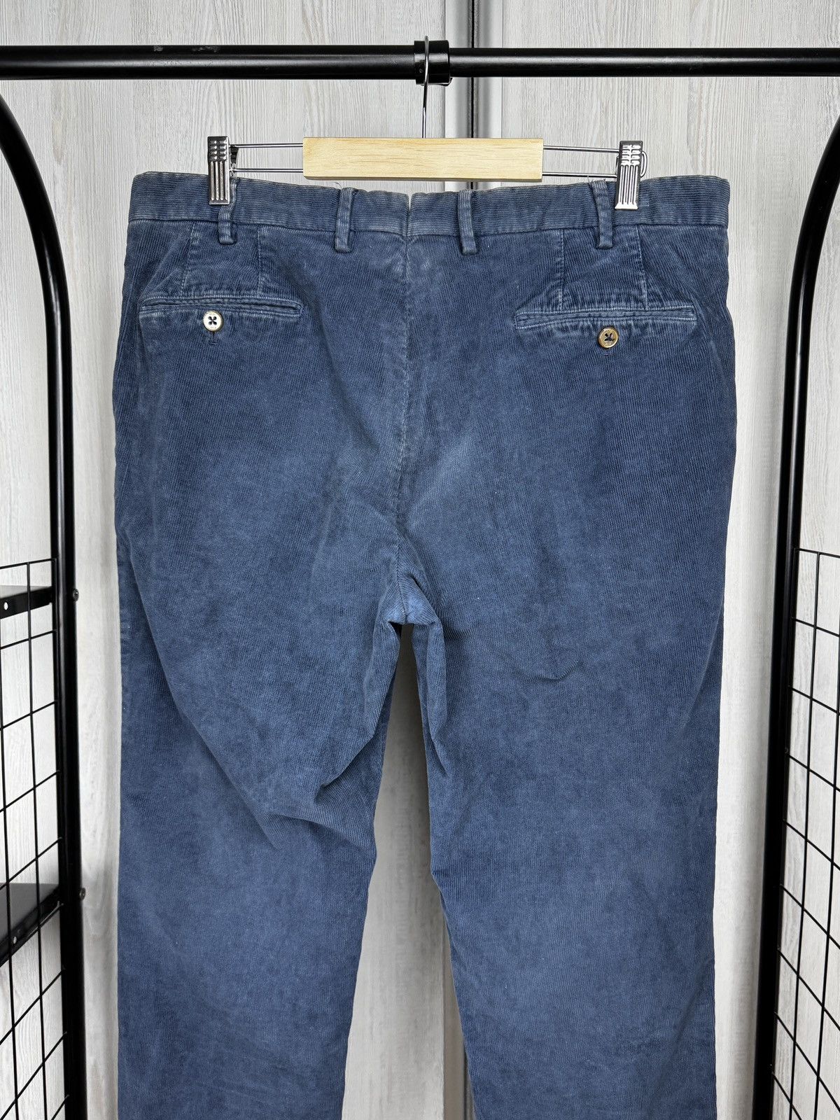PT Torino PT01 Torino Garment Dyed Stretch blue corduroy casual pants Size US 36 / EU 52 - 8 Thumbnail