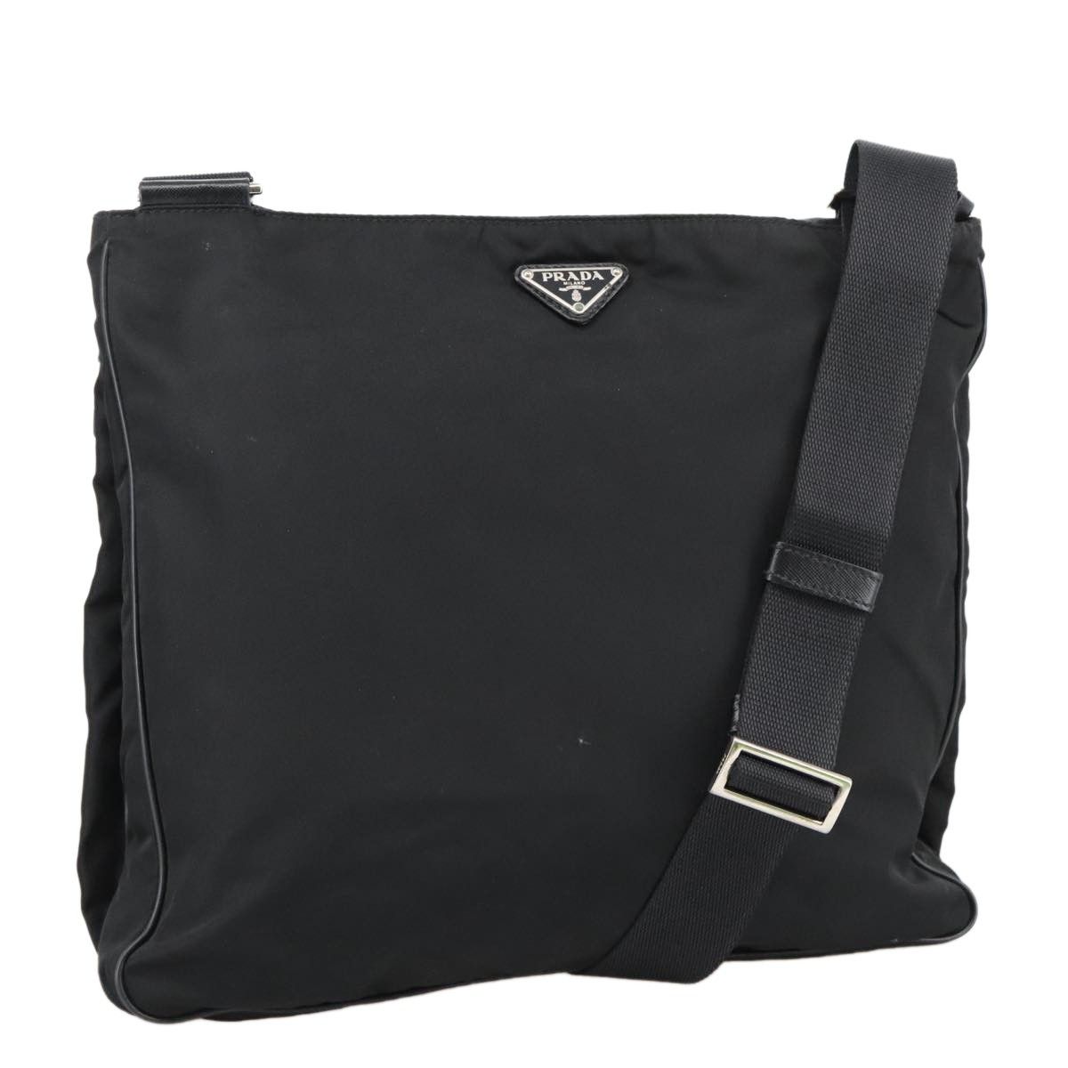 Prada Prada Flat Messenger Bag Tessuto Size ONE SIZE - 1 Thumbnail
