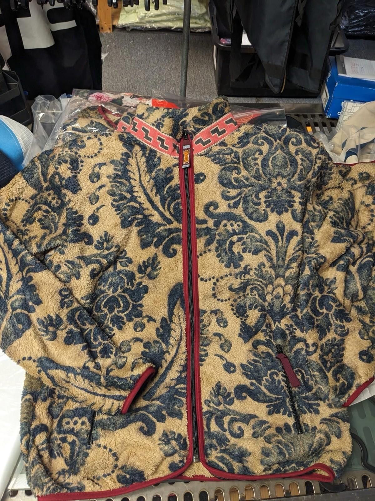 Kapital Kapital Damask Fleece Zip Sweater Jacket Virgin Maria Size 4 Size US XL / EU 56 / 4 - 5 Thumbnail
