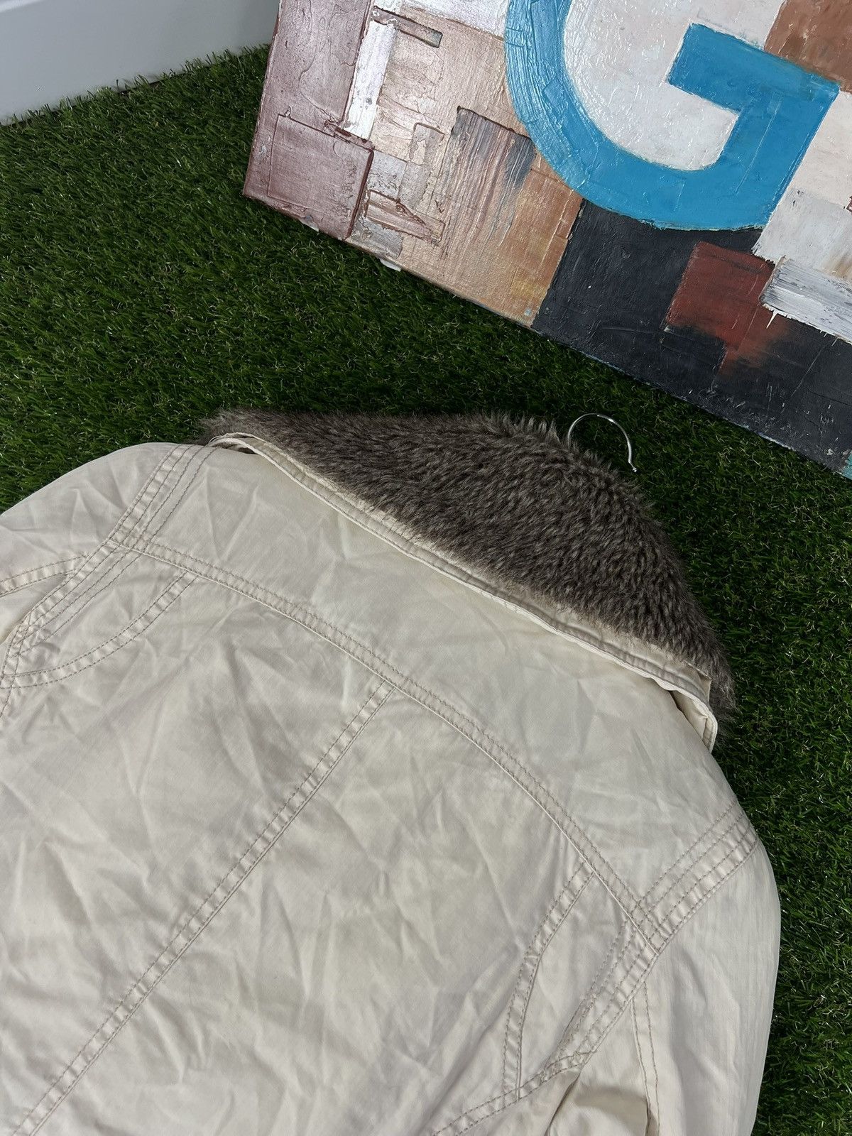 If Six Was Nine Y2K Women faux fur jacket LGB Alpha Industries N-2B styled Size S / US 4 / IT 40 - 8 Thumbnail