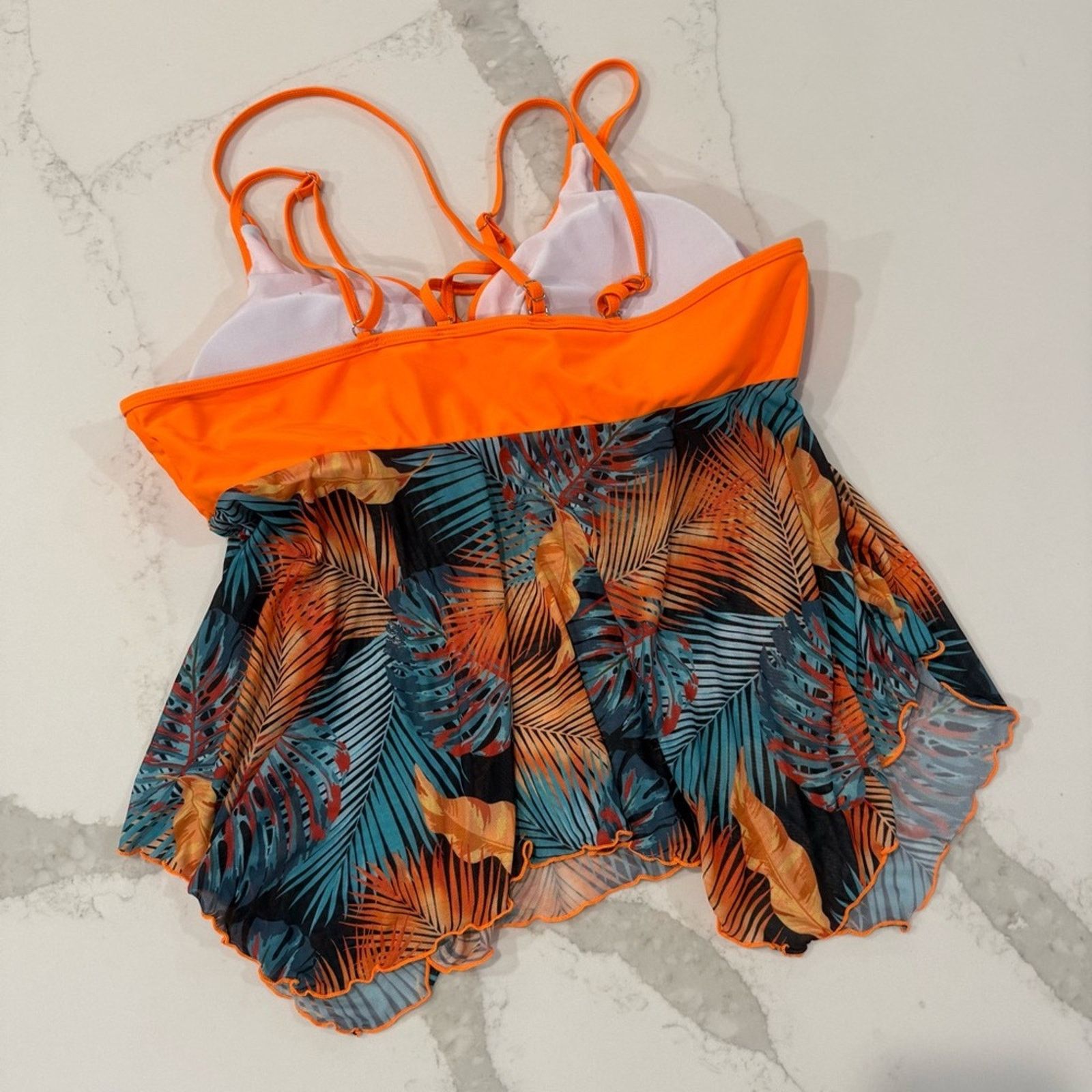 Shein SHEIN Swim Strappy Tankini & Shorts Bathing Suit Womens 4XL Size ONE SIZE - 5 Thumbnail