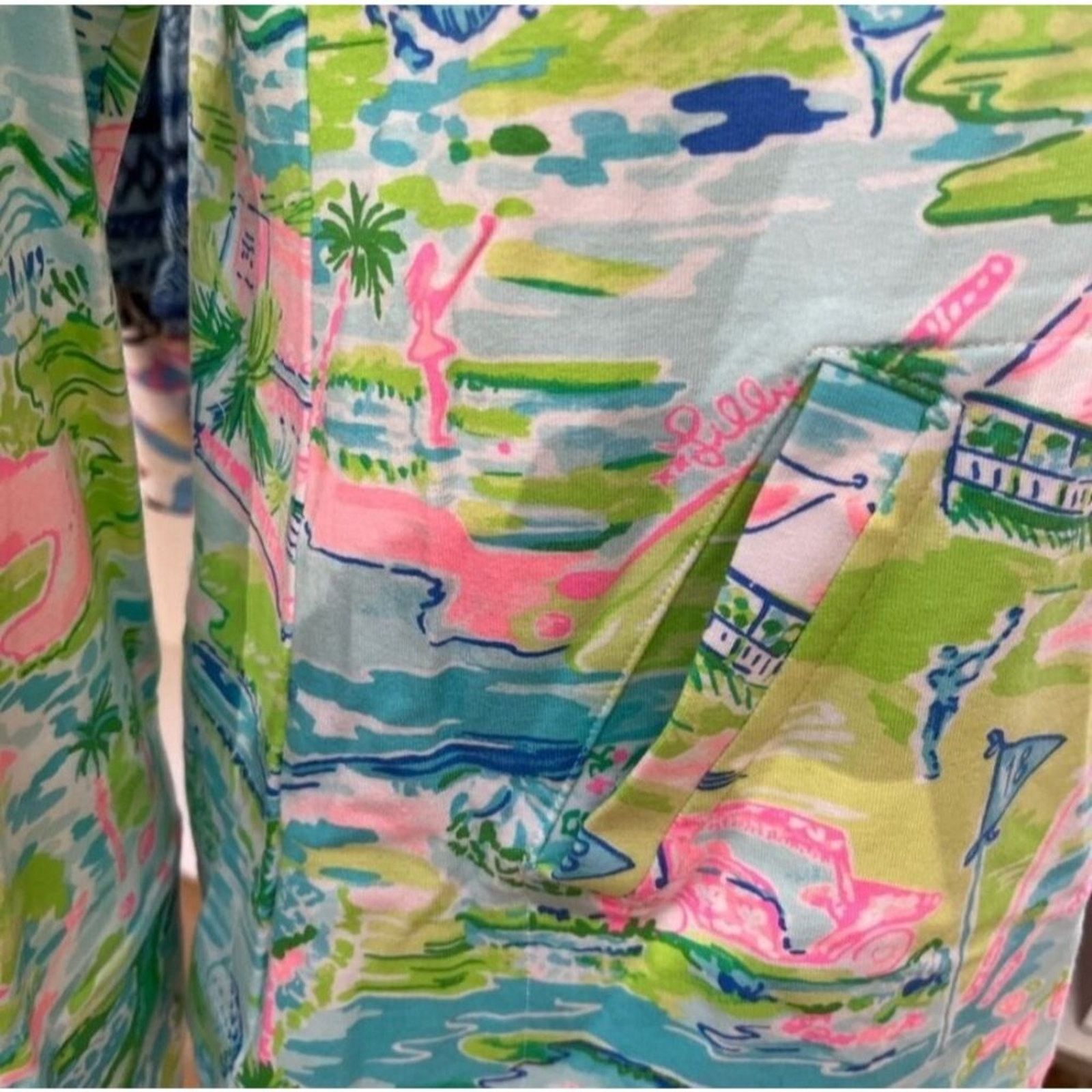 Lilly Pulitzer Lilly Pulitzer Popover Honda Classic Medium Like New Size M / US 6-8 / IT 42-44 - 5 Thumbnail