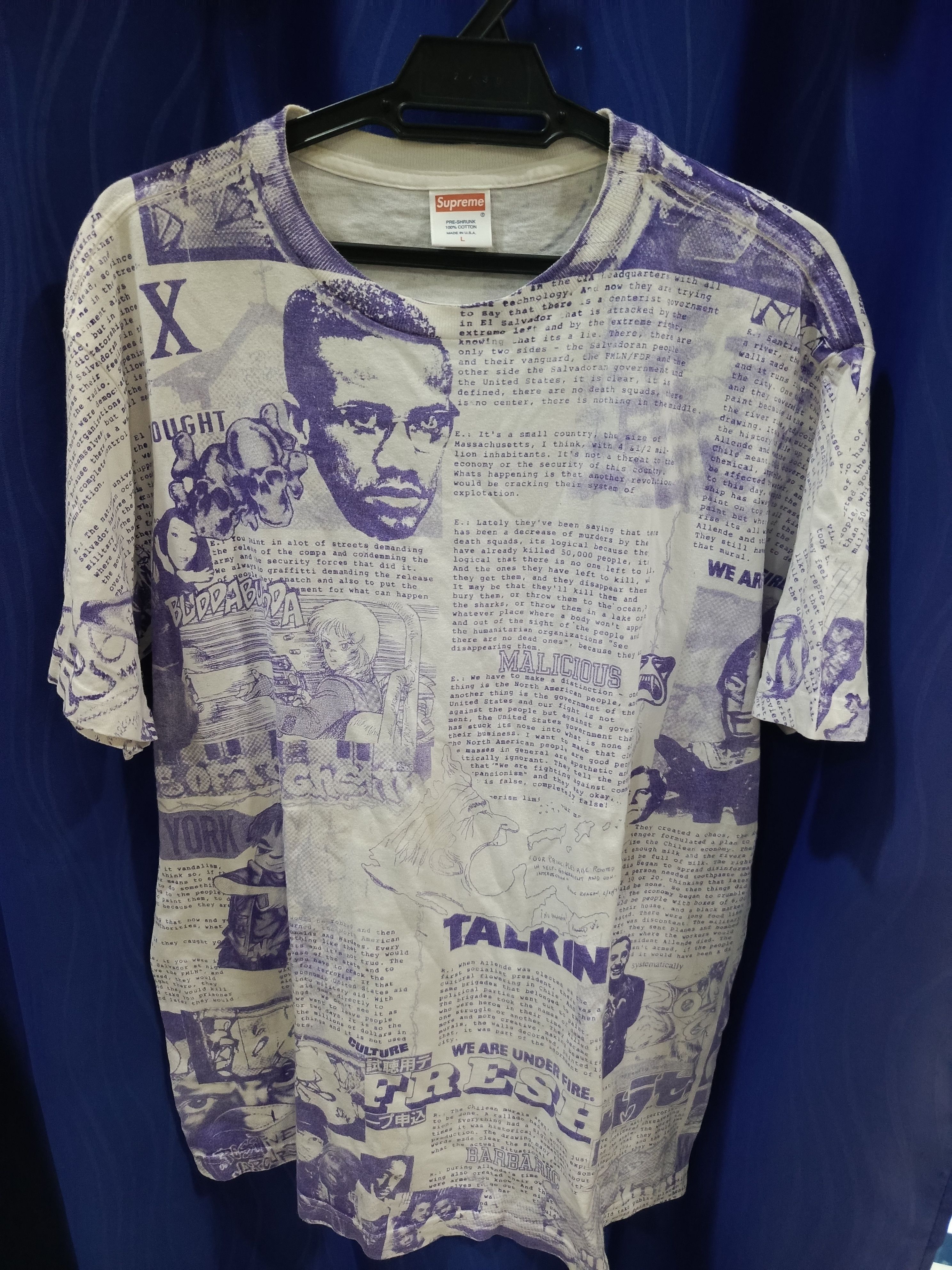 Supreme 2007 Supreme PHASE all over print tee