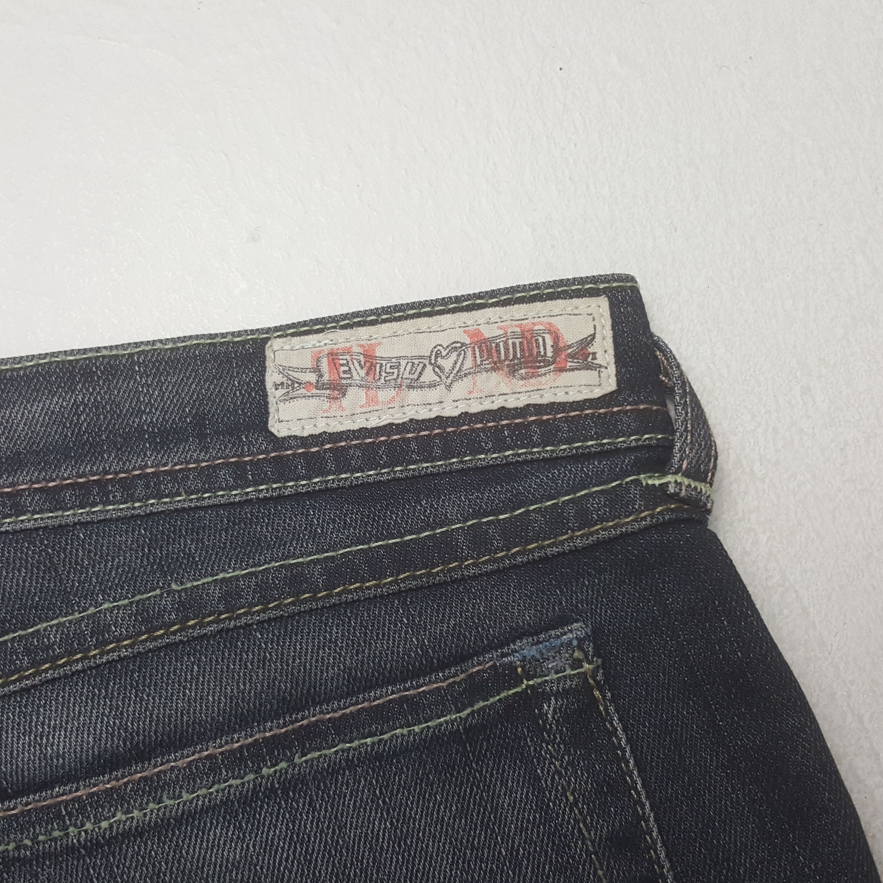 Evisu × Puma × Vintage Vintage Evisu X Puma Japanese Brand Daicock Custom Jeans Size 30" / US 8 / IT 44 - 11 Thumbnail