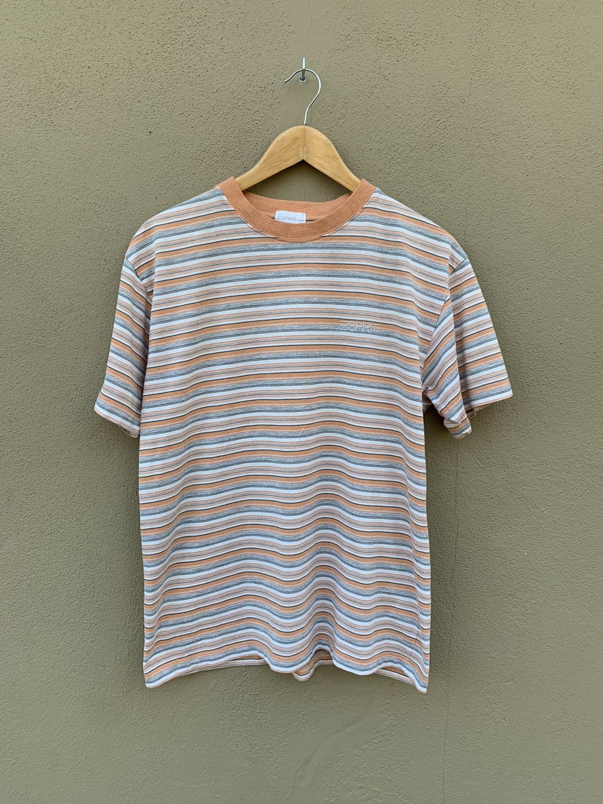 Esprit Vintage Esprit Striped Asap Rocky Style Tshirt Size US L / EU 52-54 / 3 - 1 Thumbnail