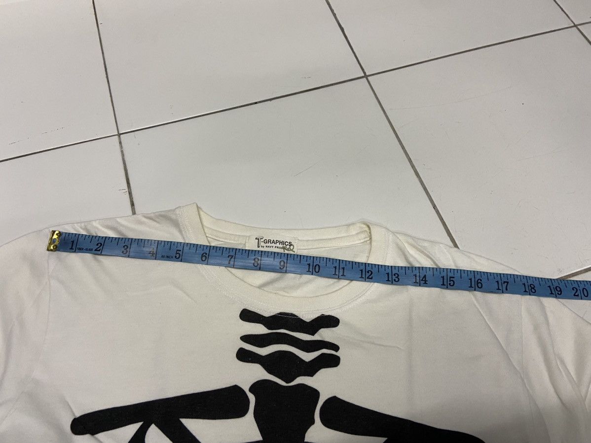 Japanese Brand SKELETON T-GRAPHIC BY NAVY PRODUCE LONG SLEEVE Size US M / EU 48-50 / 2 - 12 Thumbnail