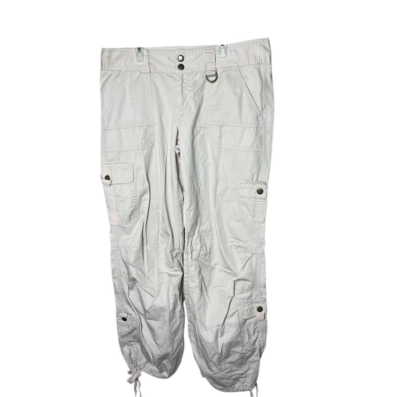 Aeropostale Vintage Aeropostale Y2K Light Pink Cargo Parachute Pants Siz Size 34" / US 12 / IT 48 - 1 Thumbnail
