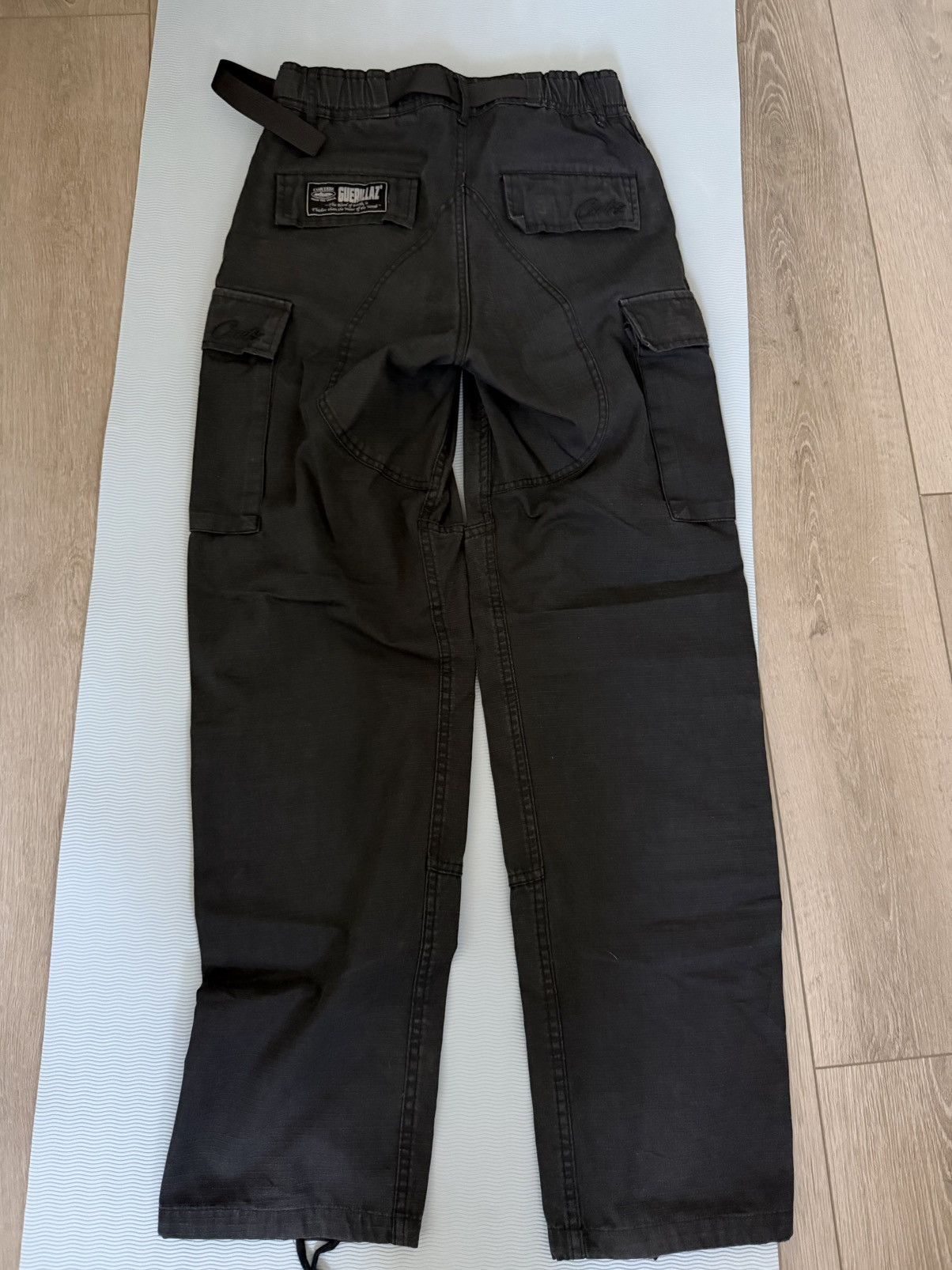 Corteiz CORTEIZ GUERILLAZ CARGOS TRIPLE BLACK Size US 30 / EU 46 - 5 Thumbnail