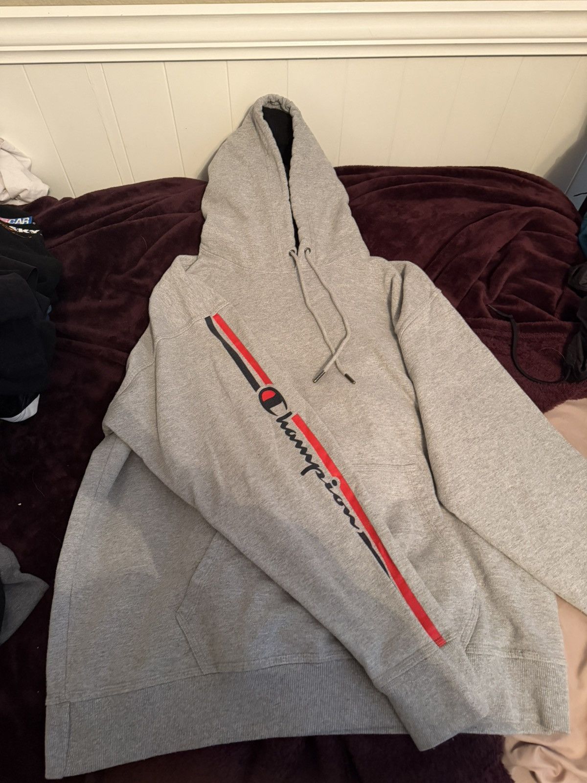 Champion Champion Hoodie Grey Size US XL / EU 56 / 4 - 3 Thumbnail