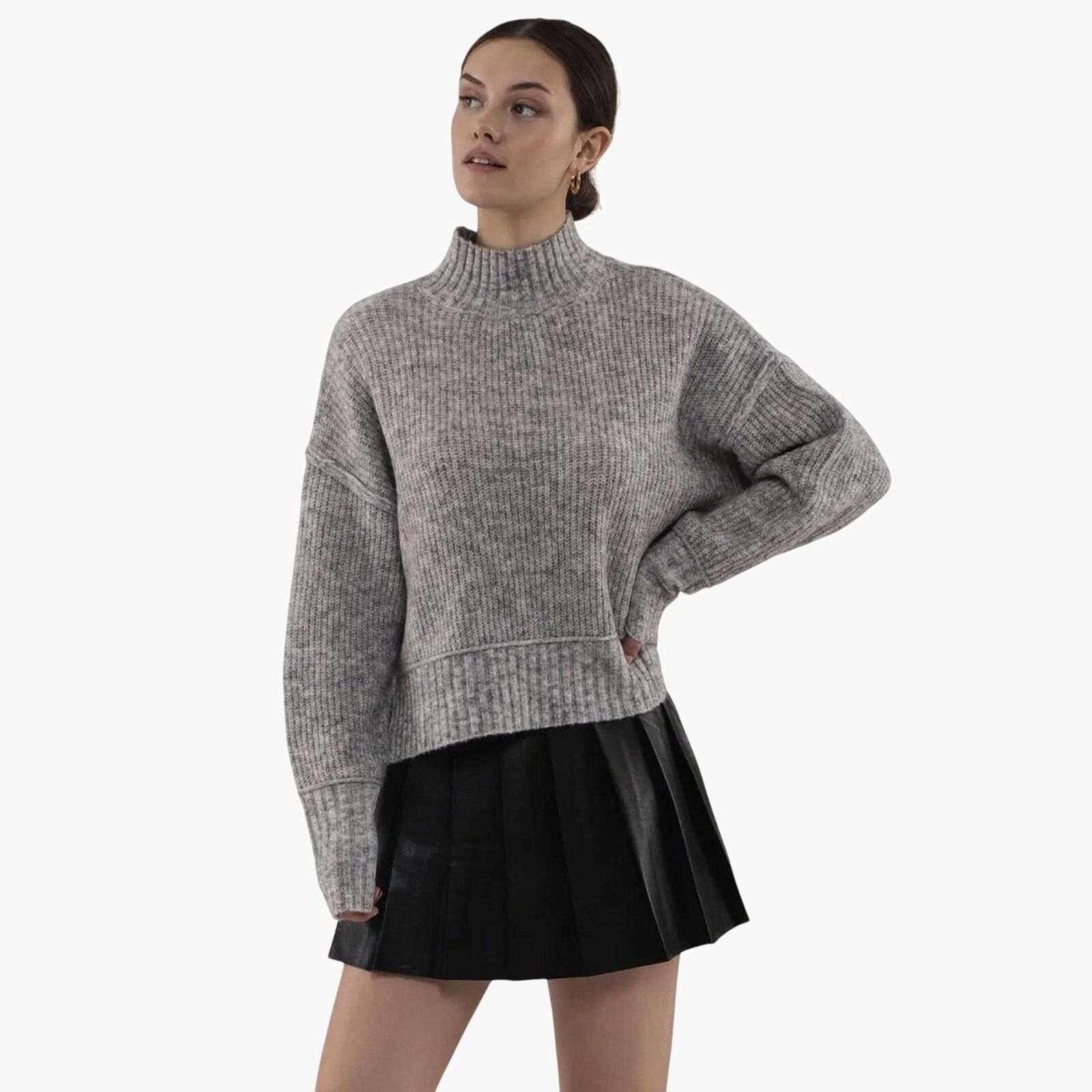 Other The Workshop Gray Keepin It Cozy Boxy Long Sleeve Sweater M Size M / US 6-8 / IT 42-44 - 9 Thumbnail