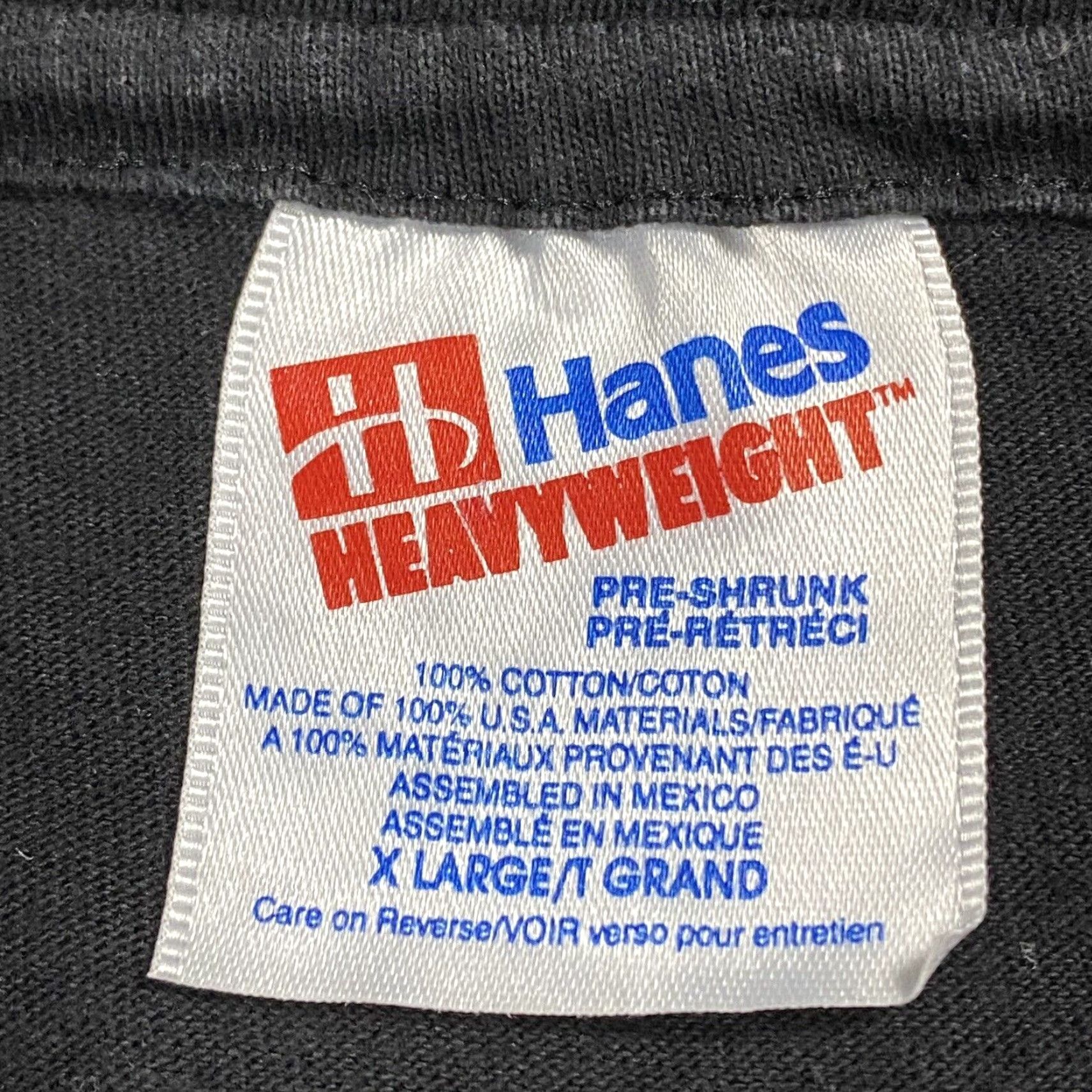 Vintage VTG 1994 WOLF NATURE GRAPHIC ANIMAL T-SHIRT MENS BLACK SINGLE STITCH XL USA RARE HANES HEAVYWEIGHT CREW NECK COTTON POLYESTER SHORT SLEEVE Size US XL / EU 56 / 4 - 6 Thumbnail