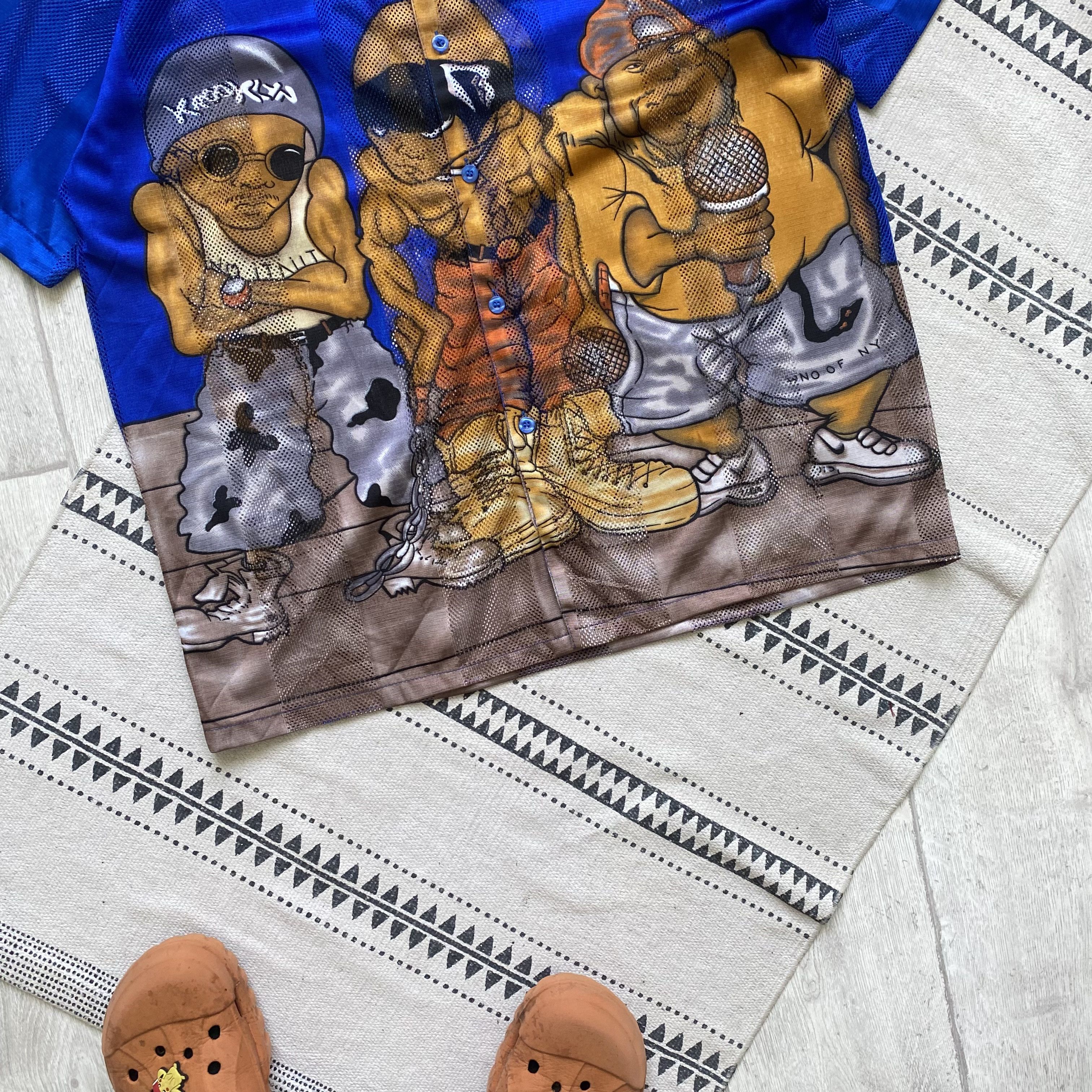 Rap Tees 🎤 Vintage Hawaii Crazy Shirt Hawaiian Y2K Rap tee Blind Size US L / EU 52-54 / 3 - 3 Thumbnail