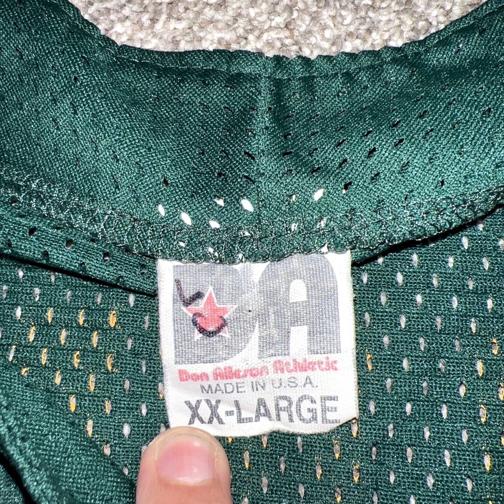 Vintage VTG Don Alleson Athletic Green Demons Jersey Mens XXL Green Demons Activewear Shirts Mens 2XL Size US XXL / EU 58 / 5 - 3 Thumbnail