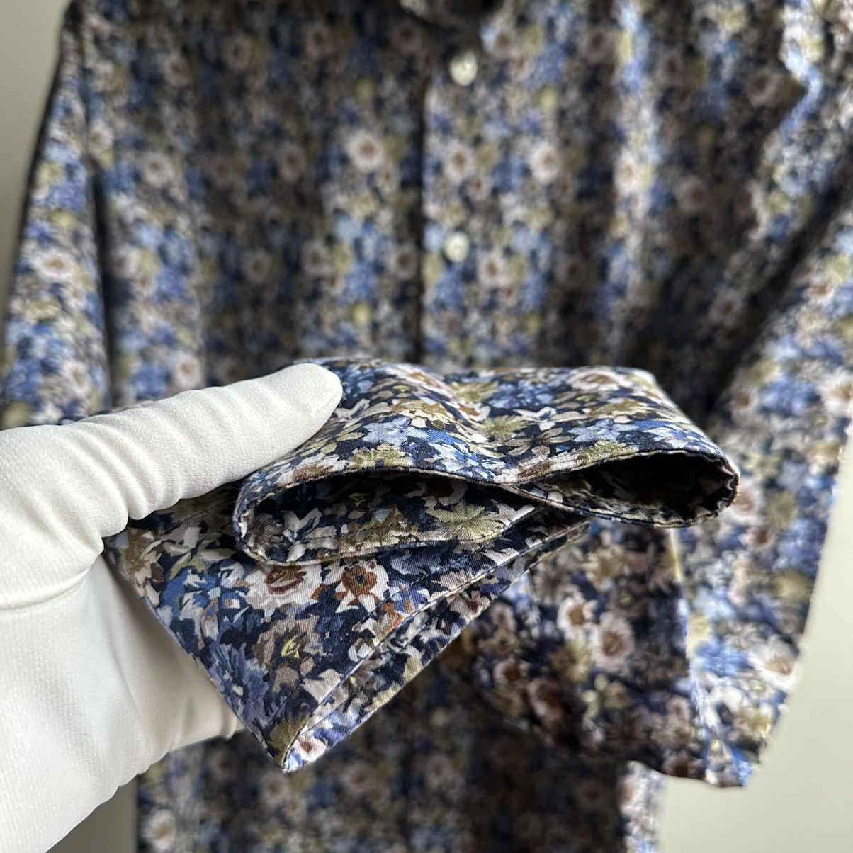 Eton ETON Allover Floral Slim Shirt Size M Size US M / EU 48-50 / 2 - 5 Thumbnail