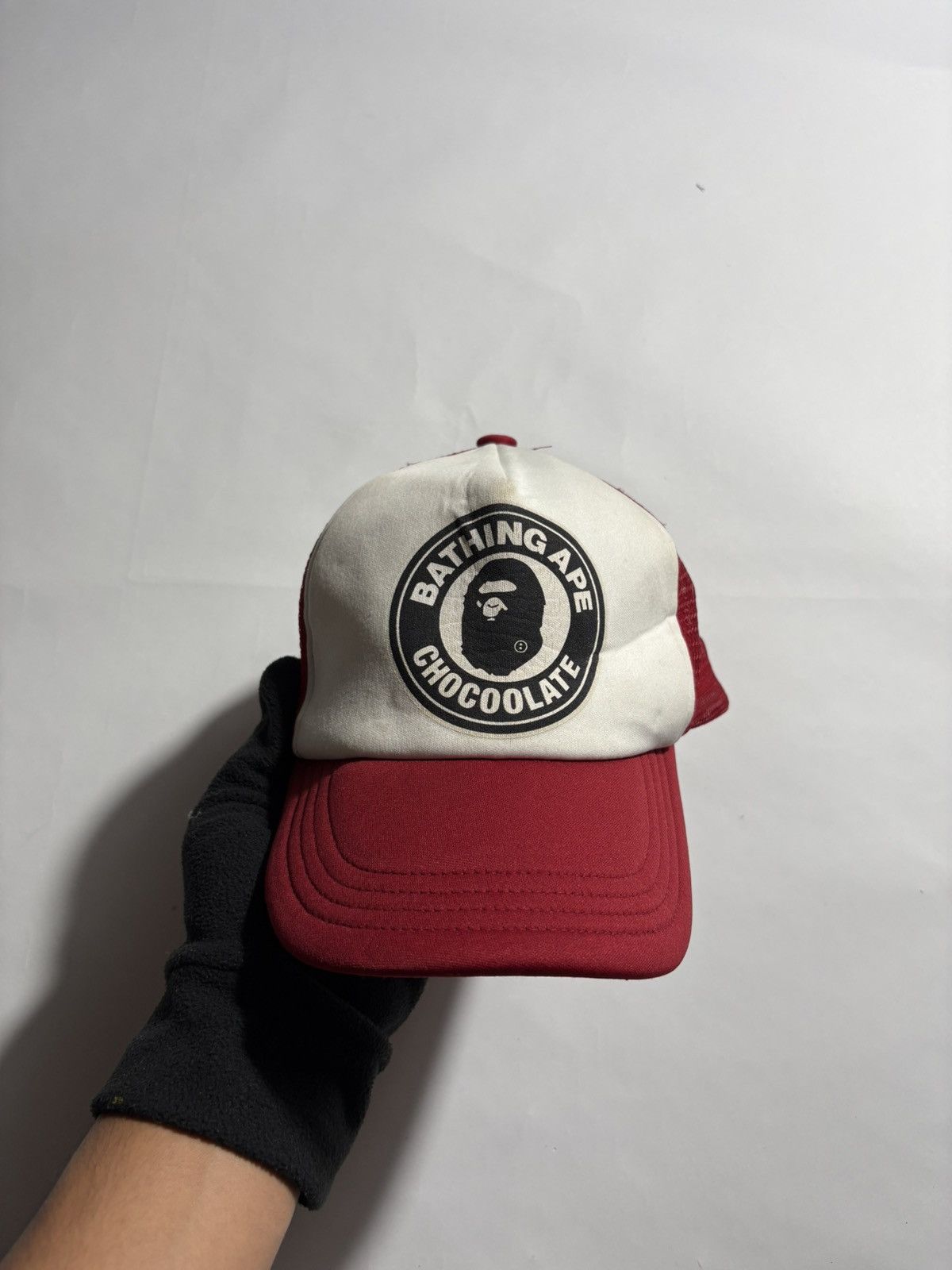 Bape × Chocolate A BATHING APE BAPE-CHOCOLATE TRUCKER CAP Size ONE SIZE - 1 Thumbnail