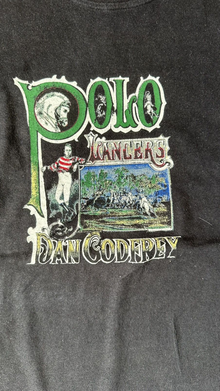 Vintage VINTAGE POLO LANCERS DAN CODNEY WELL FADED TEE Size US XL / EU 56 / 4 - 2 Thumbnail