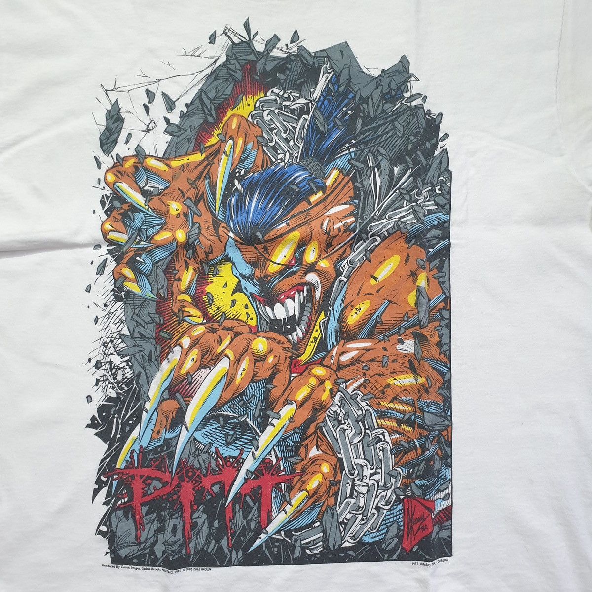 Other PITT Comic Images Vintage Shirt 1993 Size US XL / EU 56 / 4 - 2 Thumbnail
