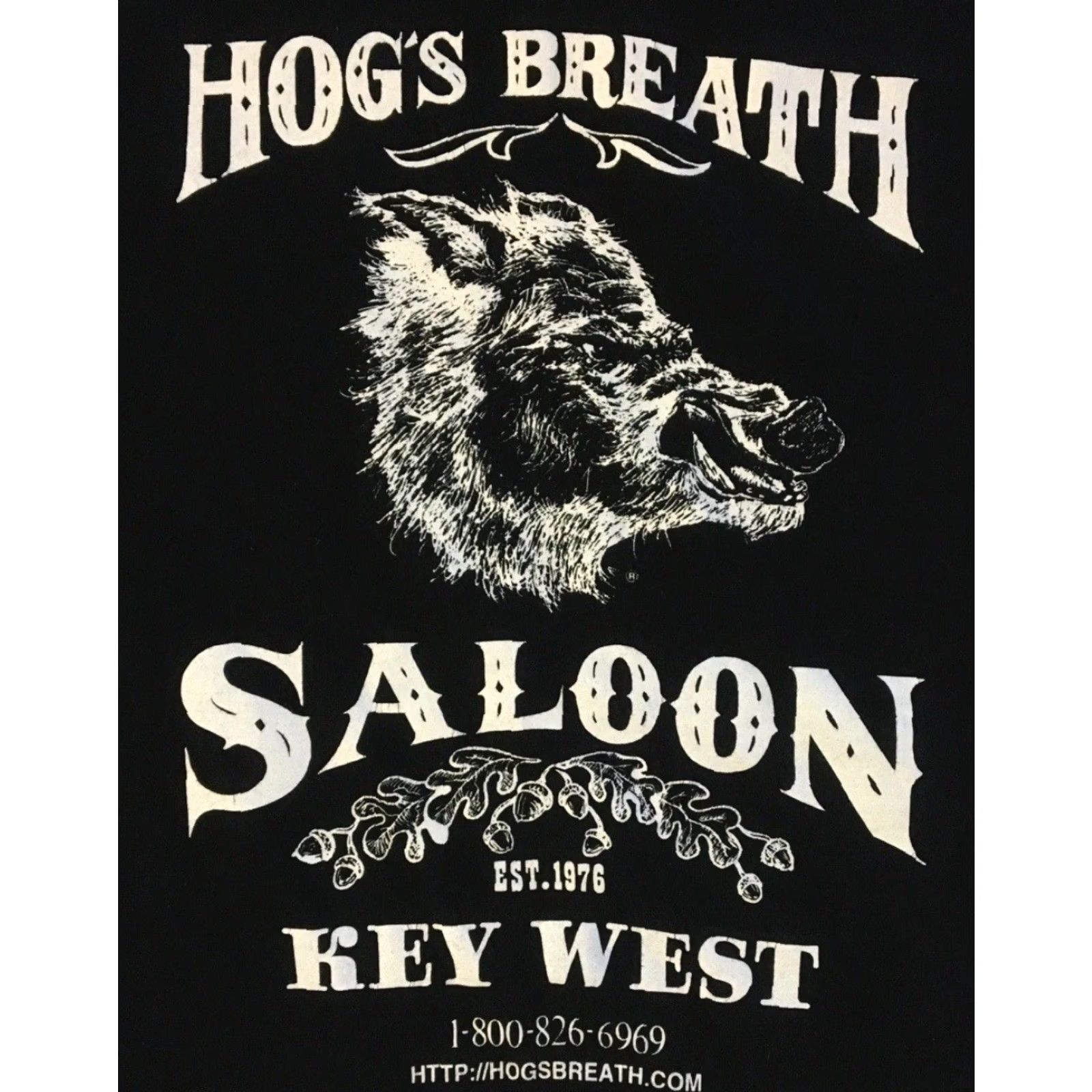 Vintage Vtg 90s Hogs Breath Saloon Faded Shirt L Bar Florida Biker Punk Grunge Skate 80s Size US L / EU 52-54 / 3 - 3 Thumbnail