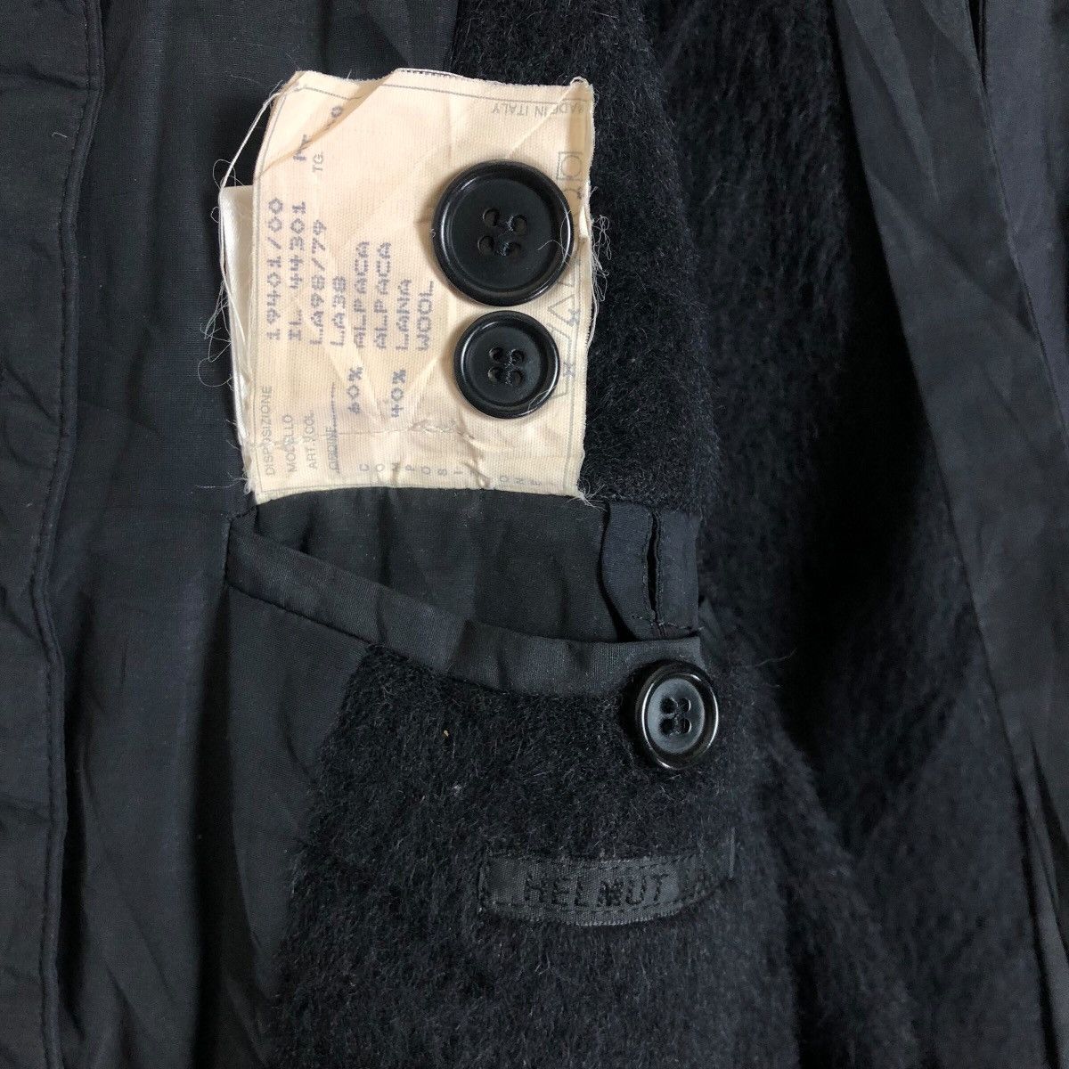 Helmut Lang Vintage Helmut Lang Wool Car Coat Size US S / EU 44-46 / 1 - 18 Thumbnail