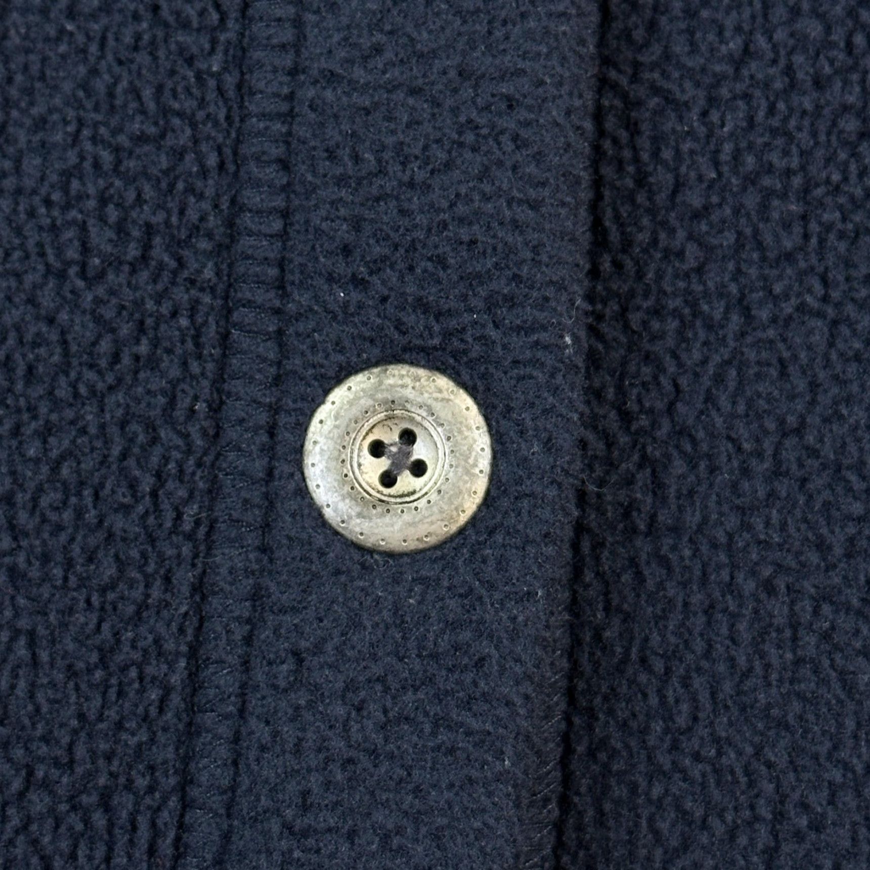 Vintage VINTAGE Woolrich Jacket Women’s Large Navy Polartec Fleece Button Front USA Made Size L / US 10 / IT 46 - 6 Thumbnail