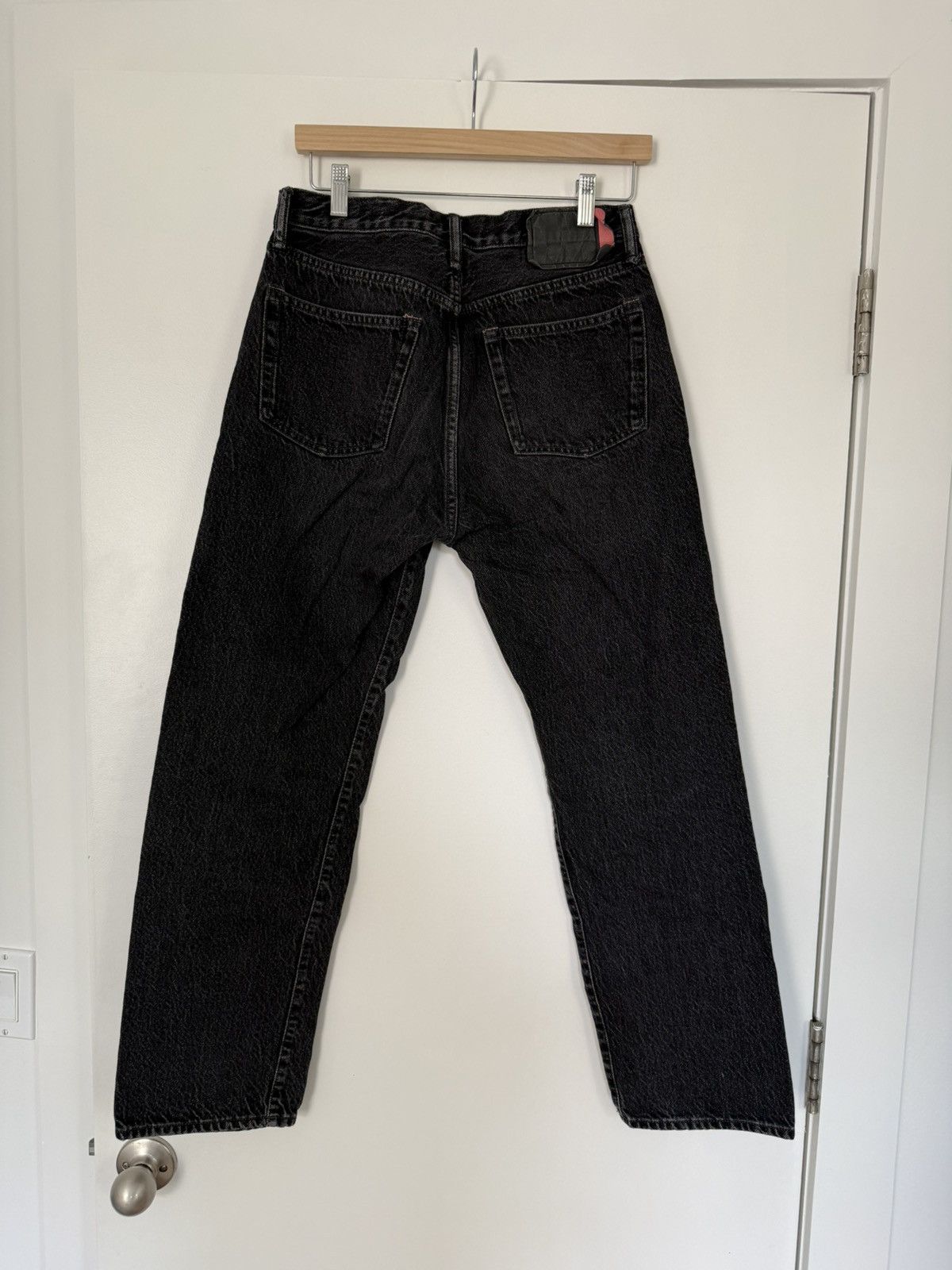Acne Studios Acne 1996 Black Denim, 30x30 Straight Fit Jeans Size US 30 / EU 46 - 2 Thumbnail